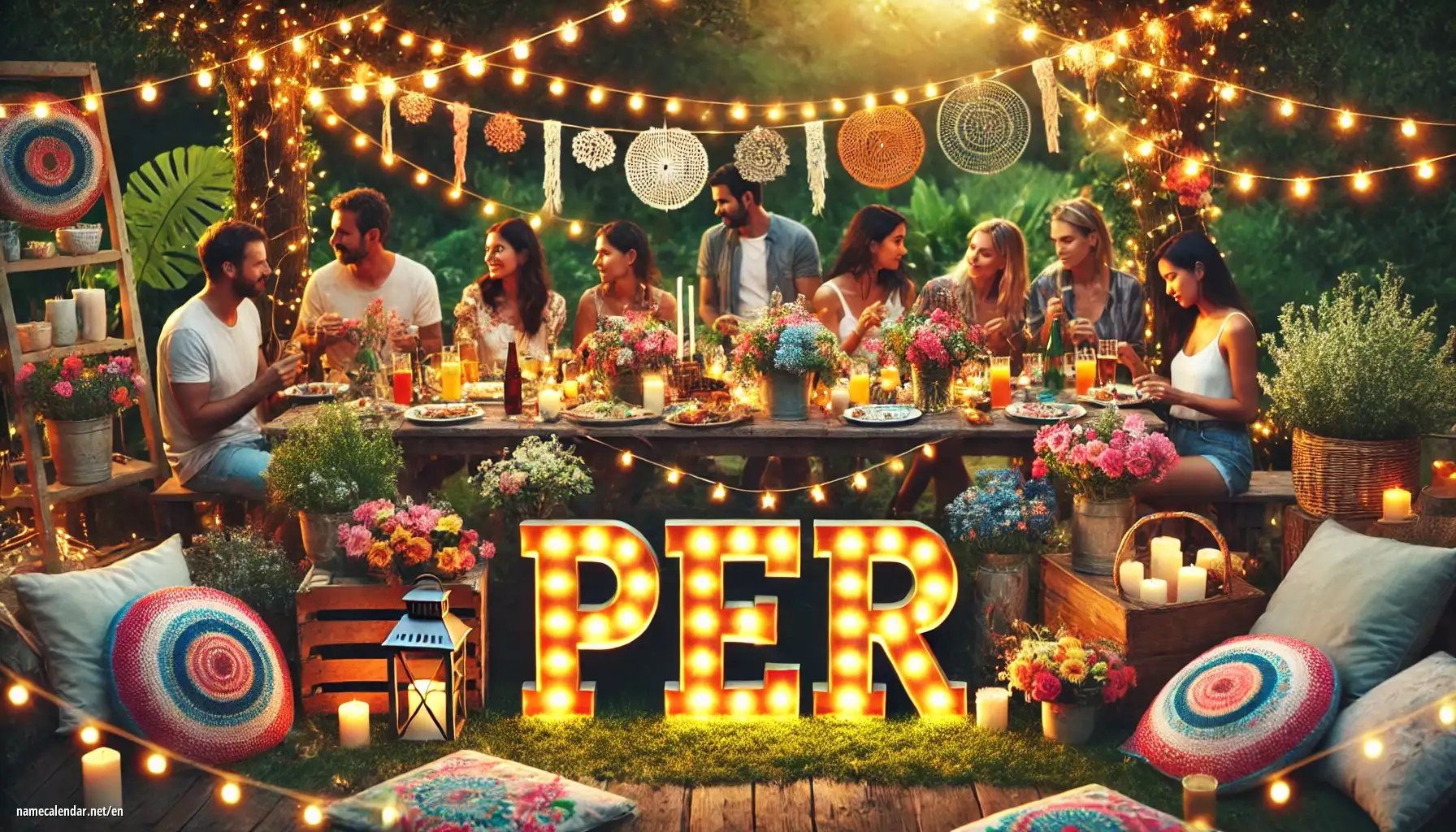 Celebration of name day and name - Per