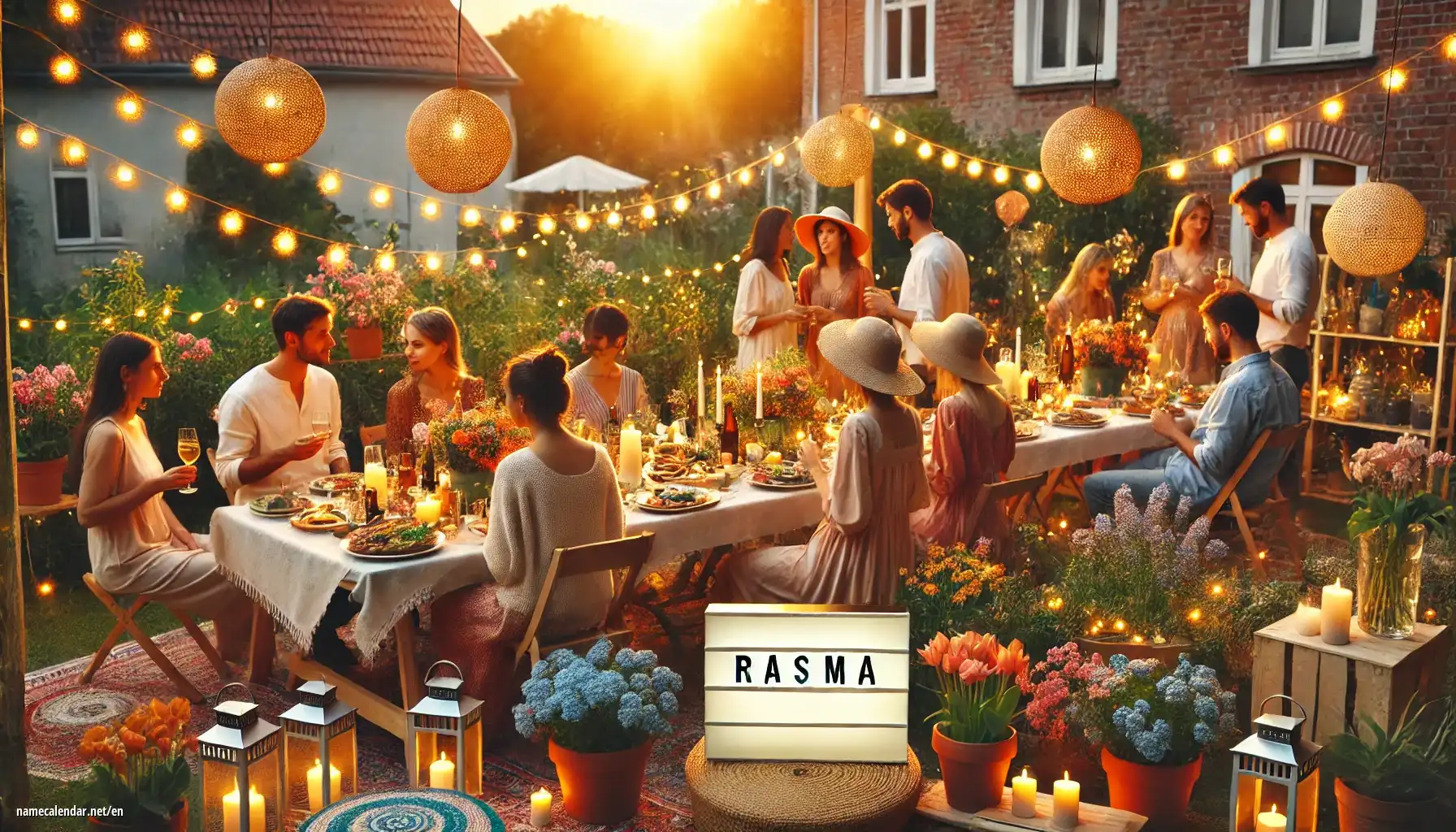 Celebration of name day and name - Rasma