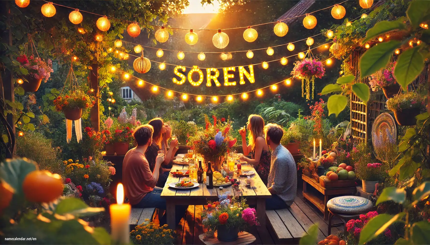 Celebration of name day and name - Søren