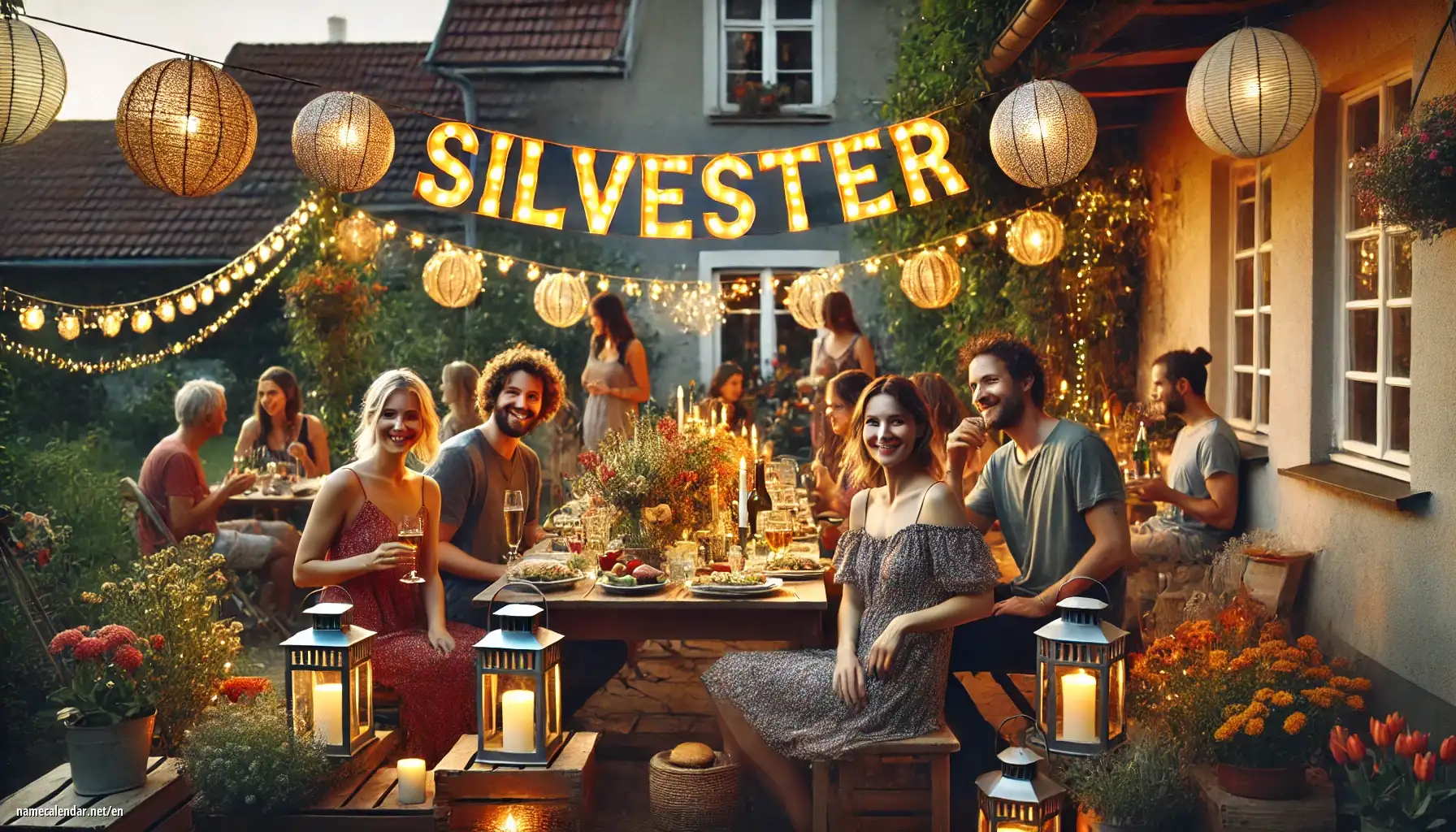 Celebration of name day and name - Silvester