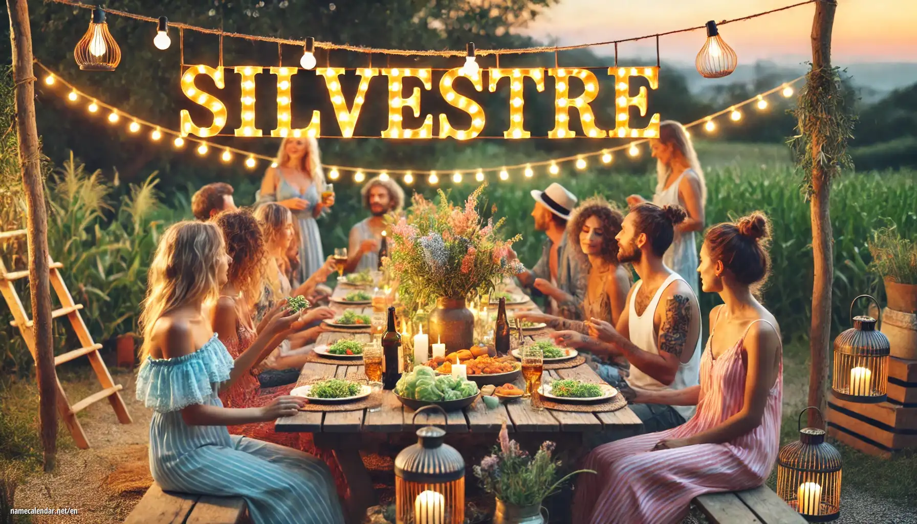 Celebration of name day and name - Silvestre