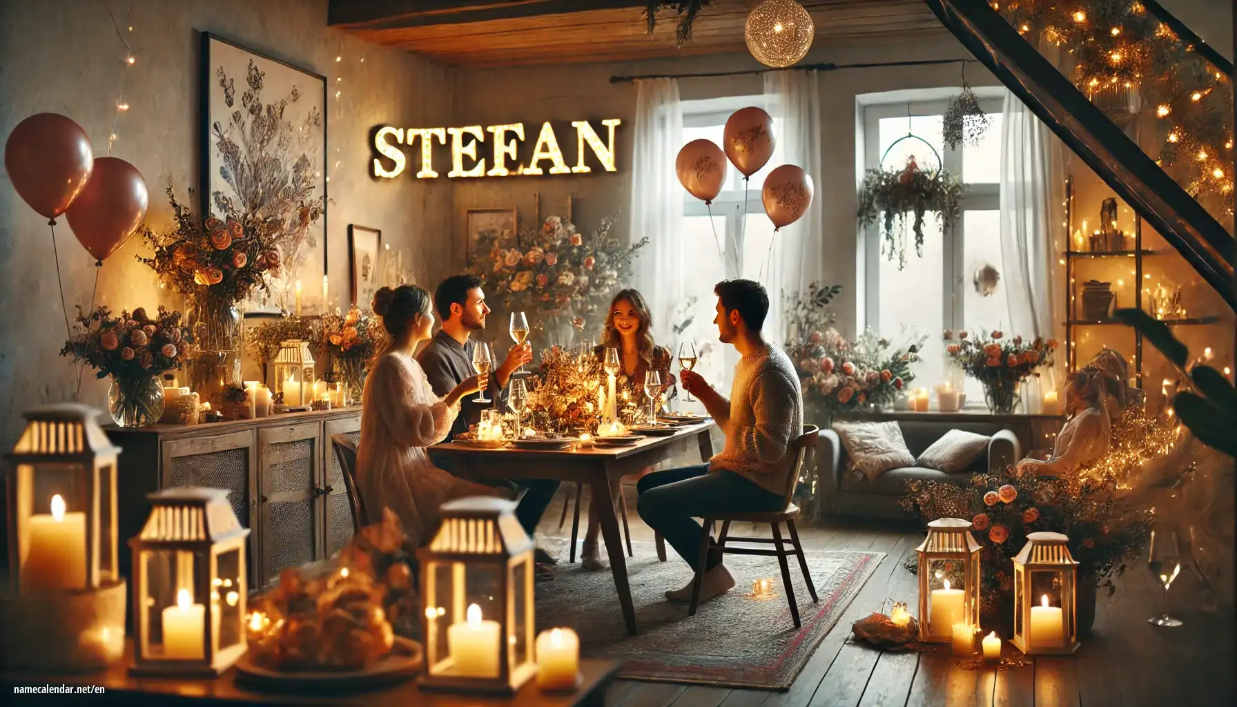 Celebration of name day and name - Stefan