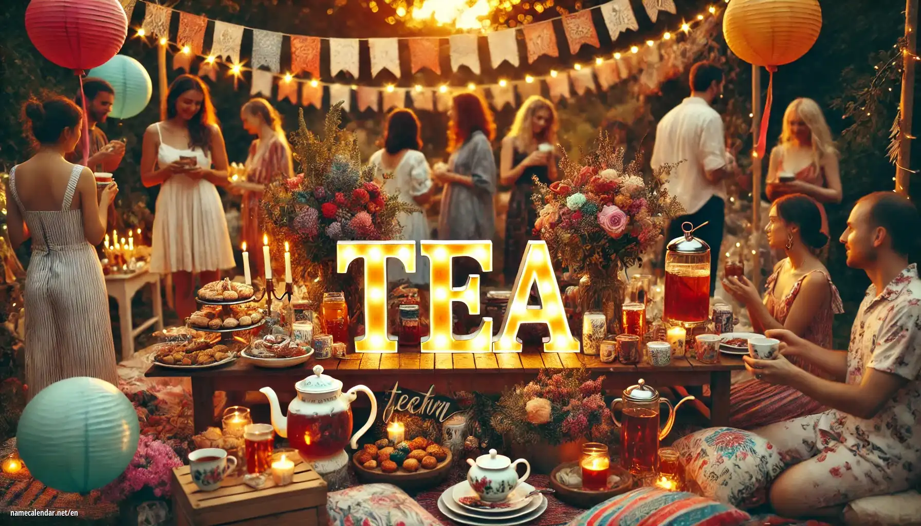 Celebration of name day and name - Tea