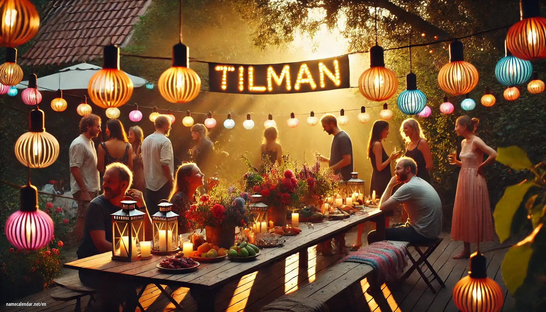 Celebration of name day and name - Tilman