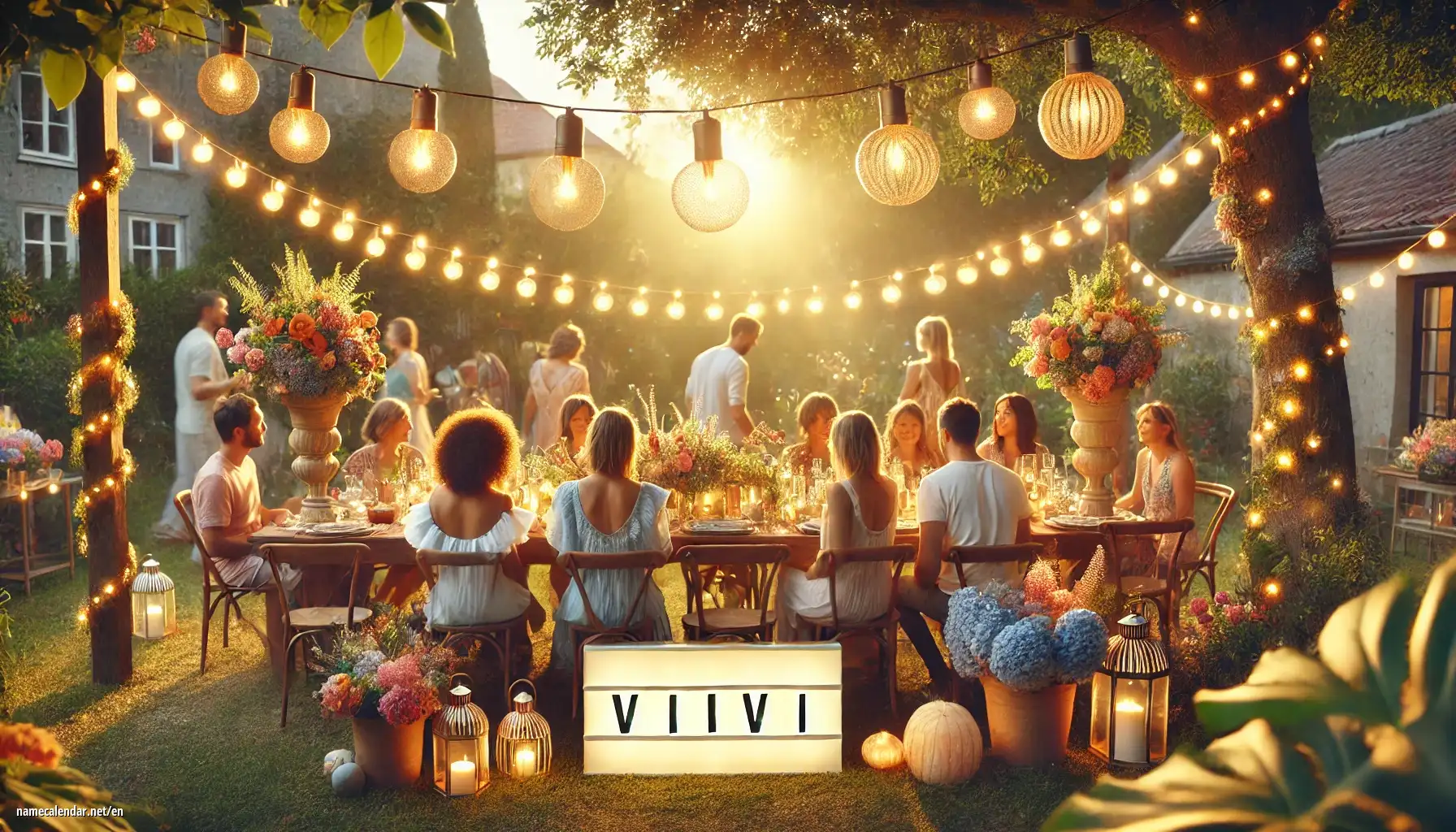 Celebration of name day and name - Viivi