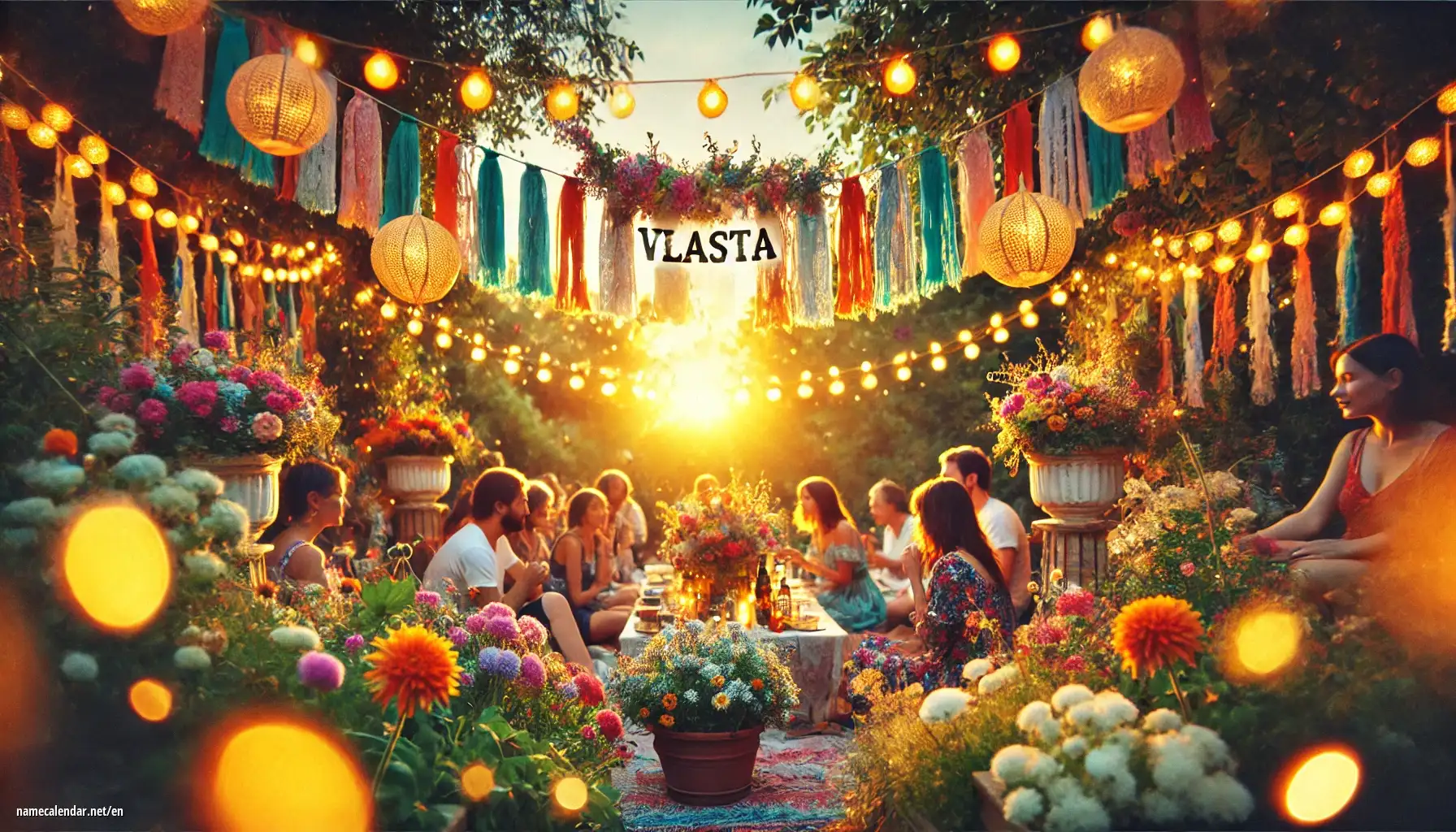 Celebration of name day and name - Vlasta