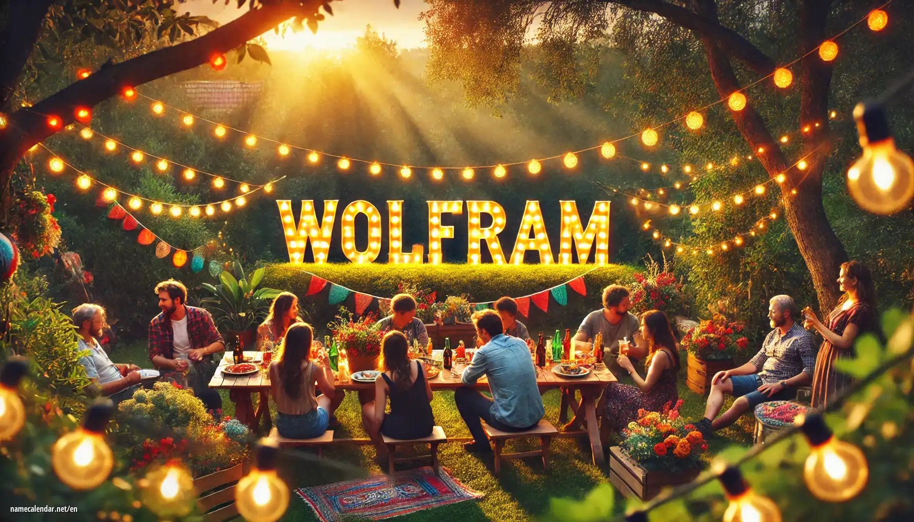 Celebration of name day and name - Wolfram