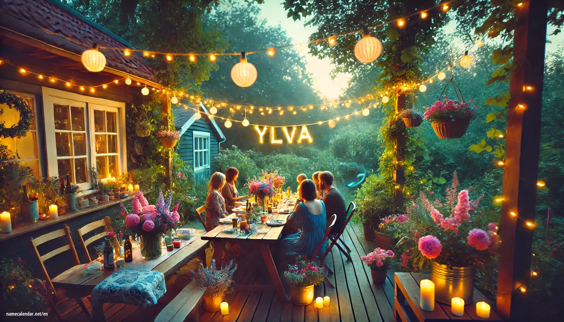 Celebration of name day and name - Ylva