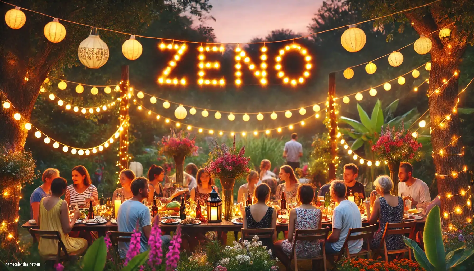 Celebration of name day and name - Zénó