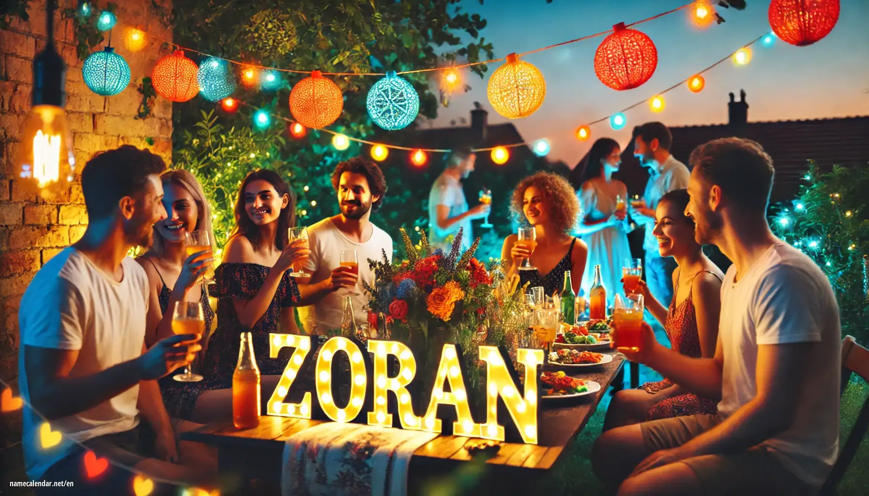 Celebration of name day and name - Zoran