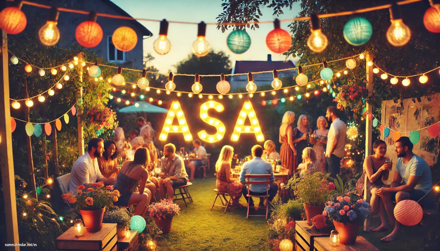 Celebración del onomástico y del nombre - Åsa