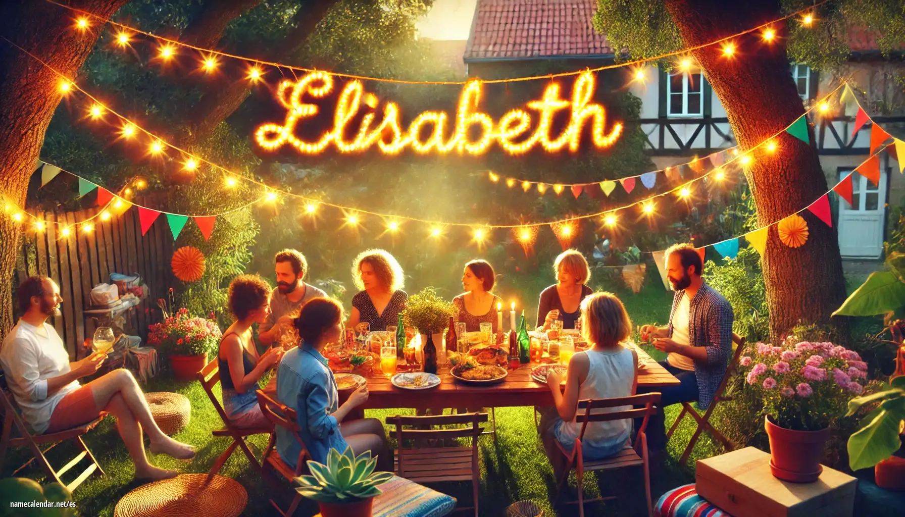 Celebración del onomástico y del nombre - Élisabeth