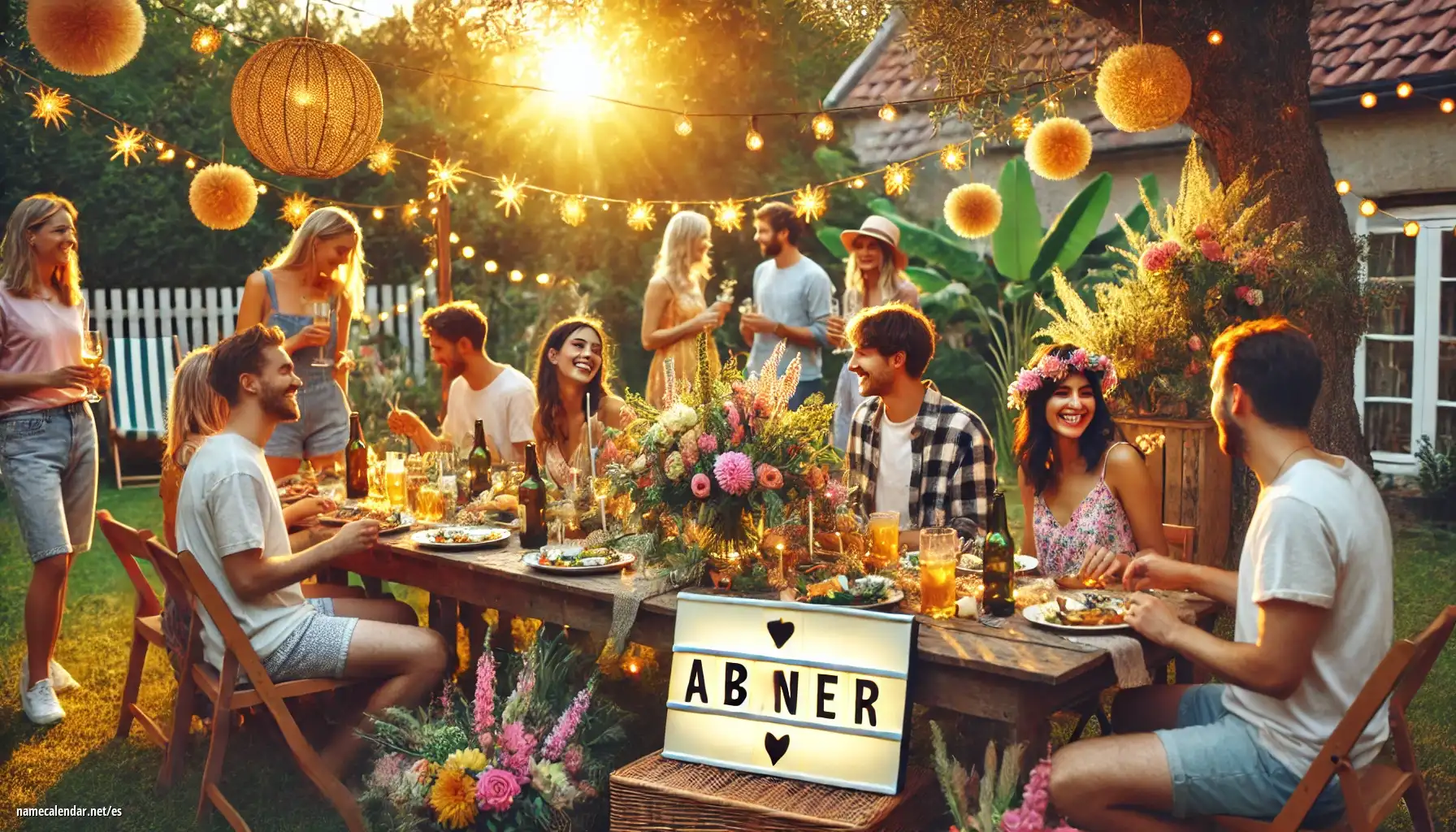 Celebración del onomástico y del nombre - Abner