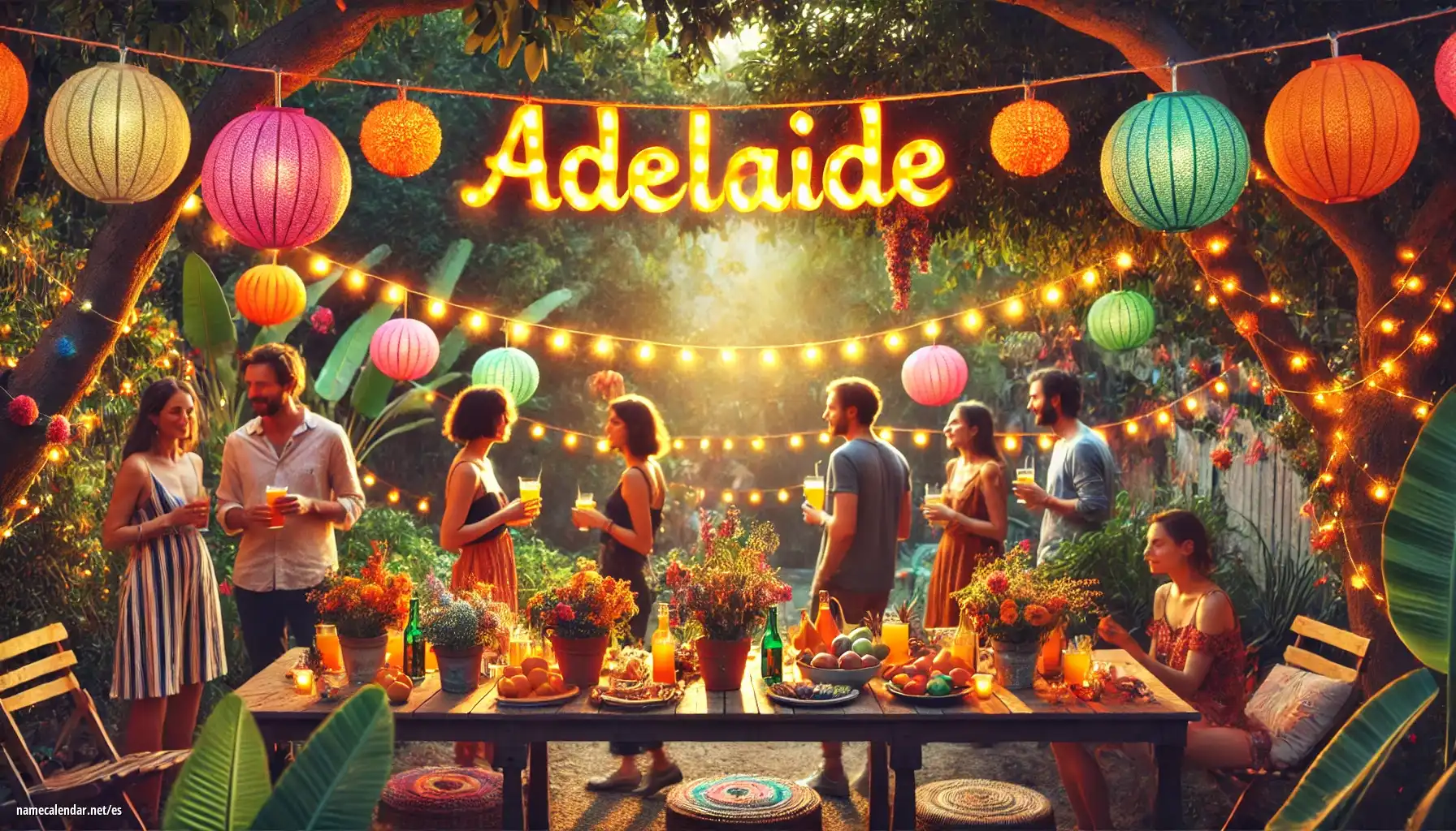 Celebración del onomástico y del nombre - Adélaïde