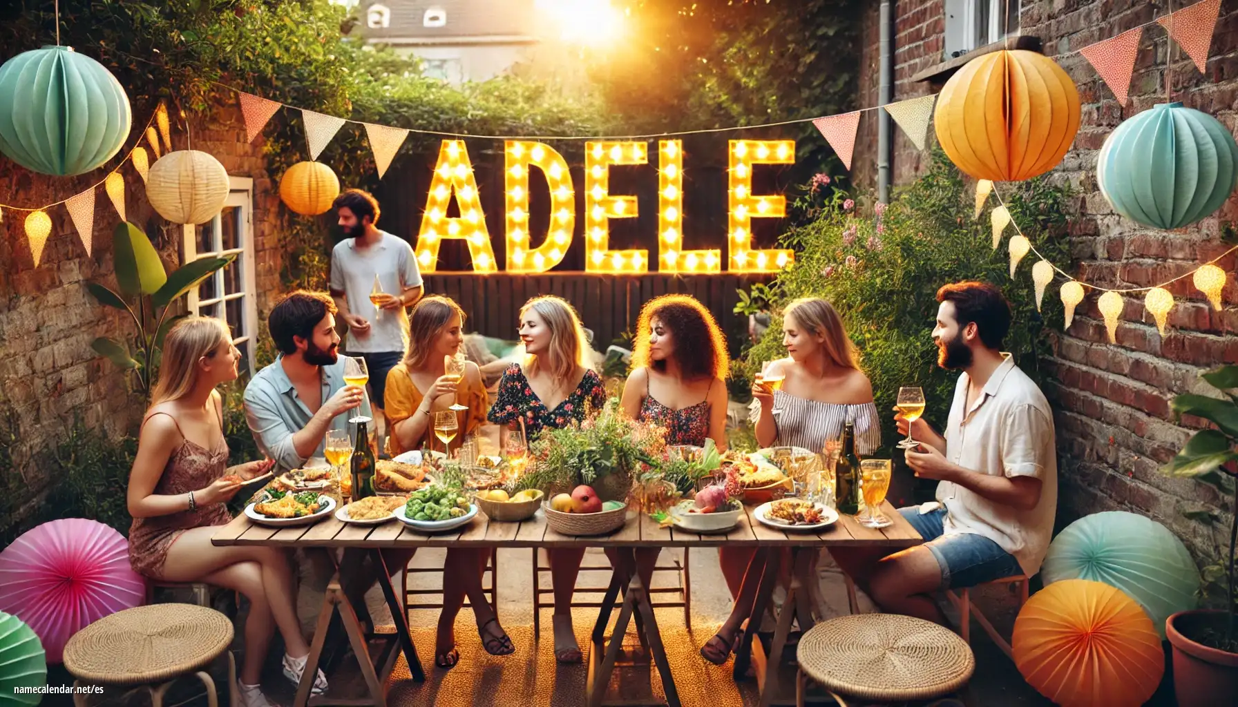 Celebración del onomástico y del nombre - Adele