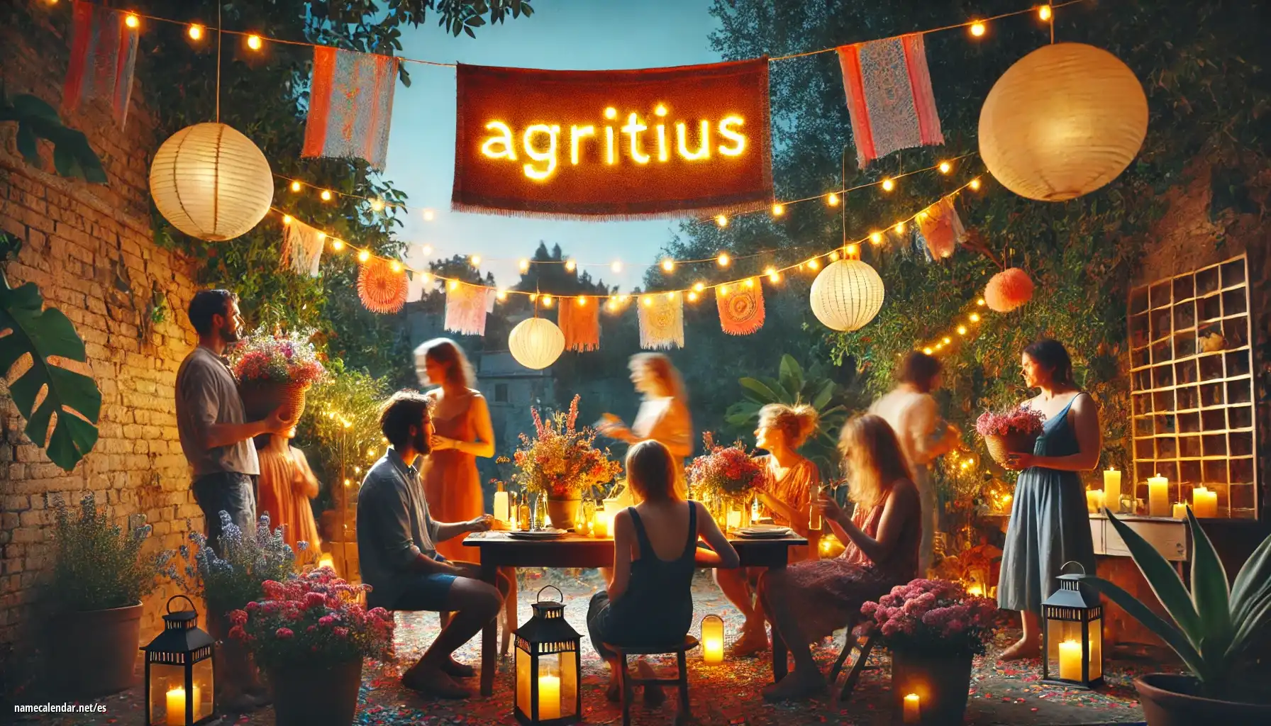 Celebración del onomástico y del nombre - Agritius