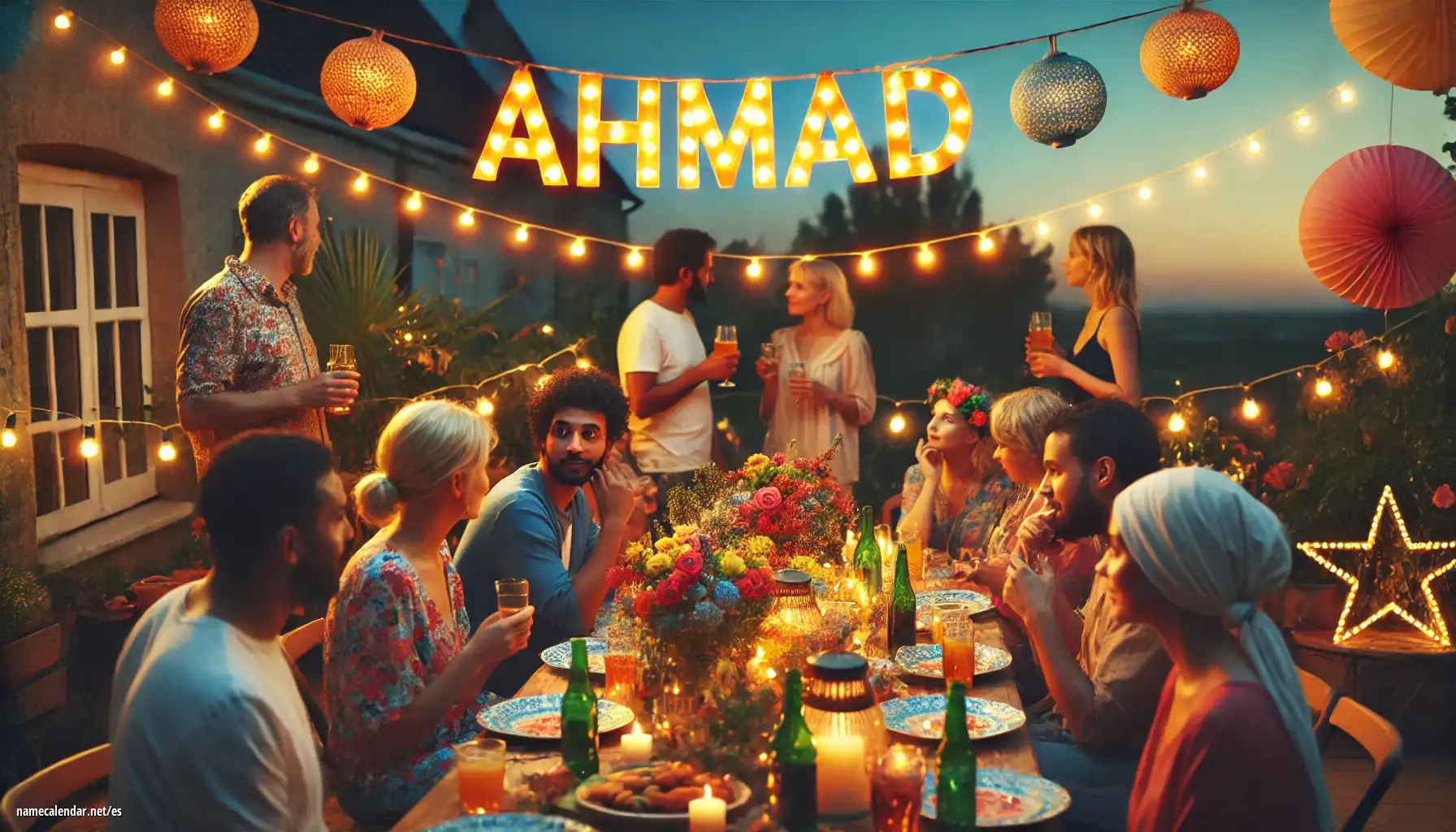 Celebración del onomástico y del nombre - Ahmad