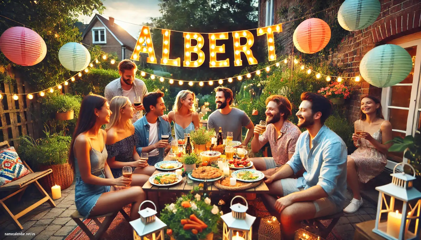 Celebración del onomástico y del nombre - Albert