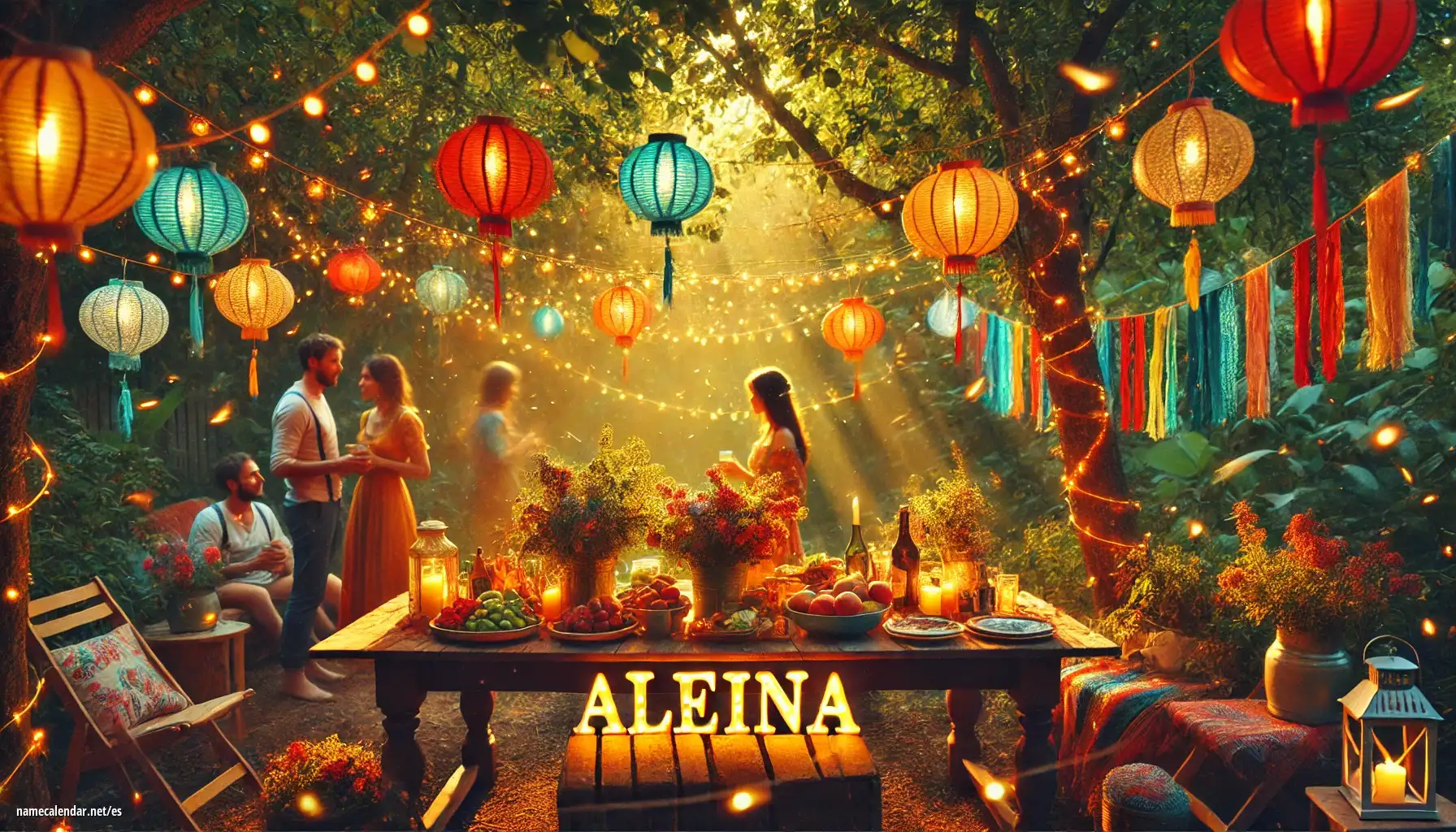 Celebración del onomástico y del nombre - Aleina