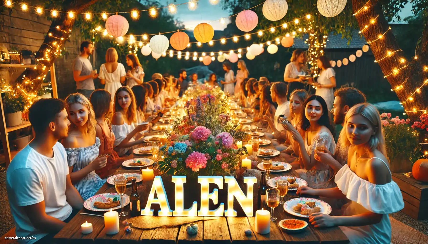 Celebración del onomástico y del nombre - Alen
