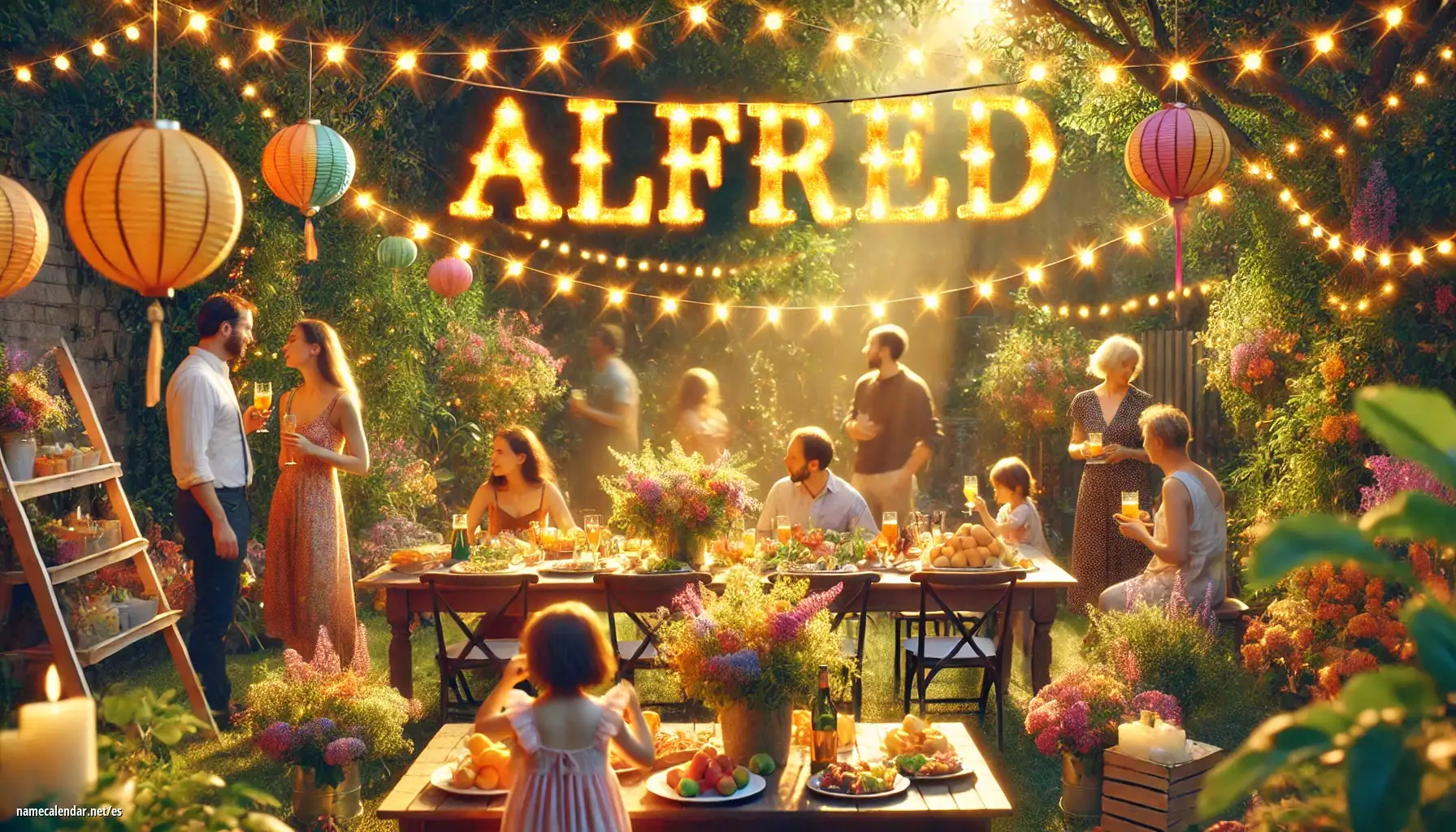 Celebración del onomástico y del nombre - Alfréd