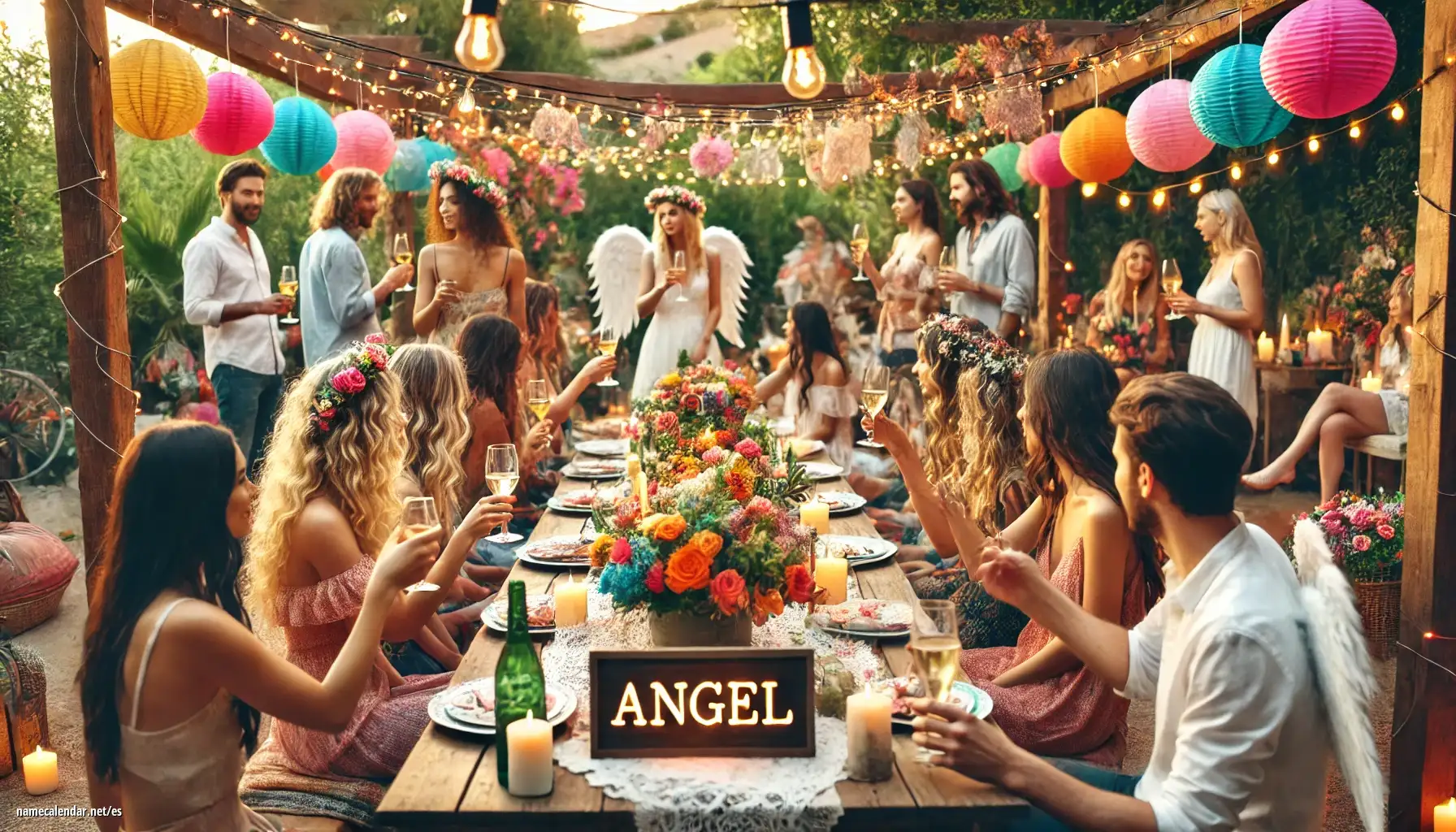 Celebración del onomástico y del nombre - Angel