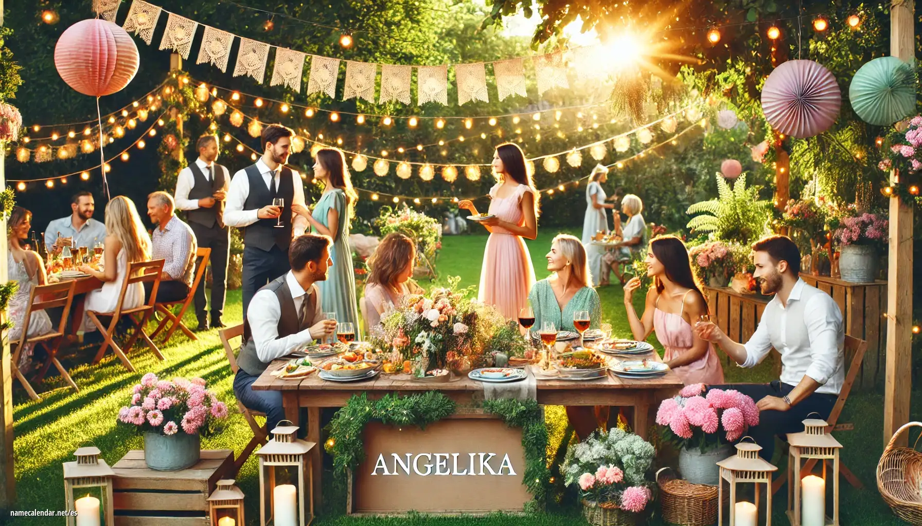 Celebración del onomástico y del nombre - Angelika