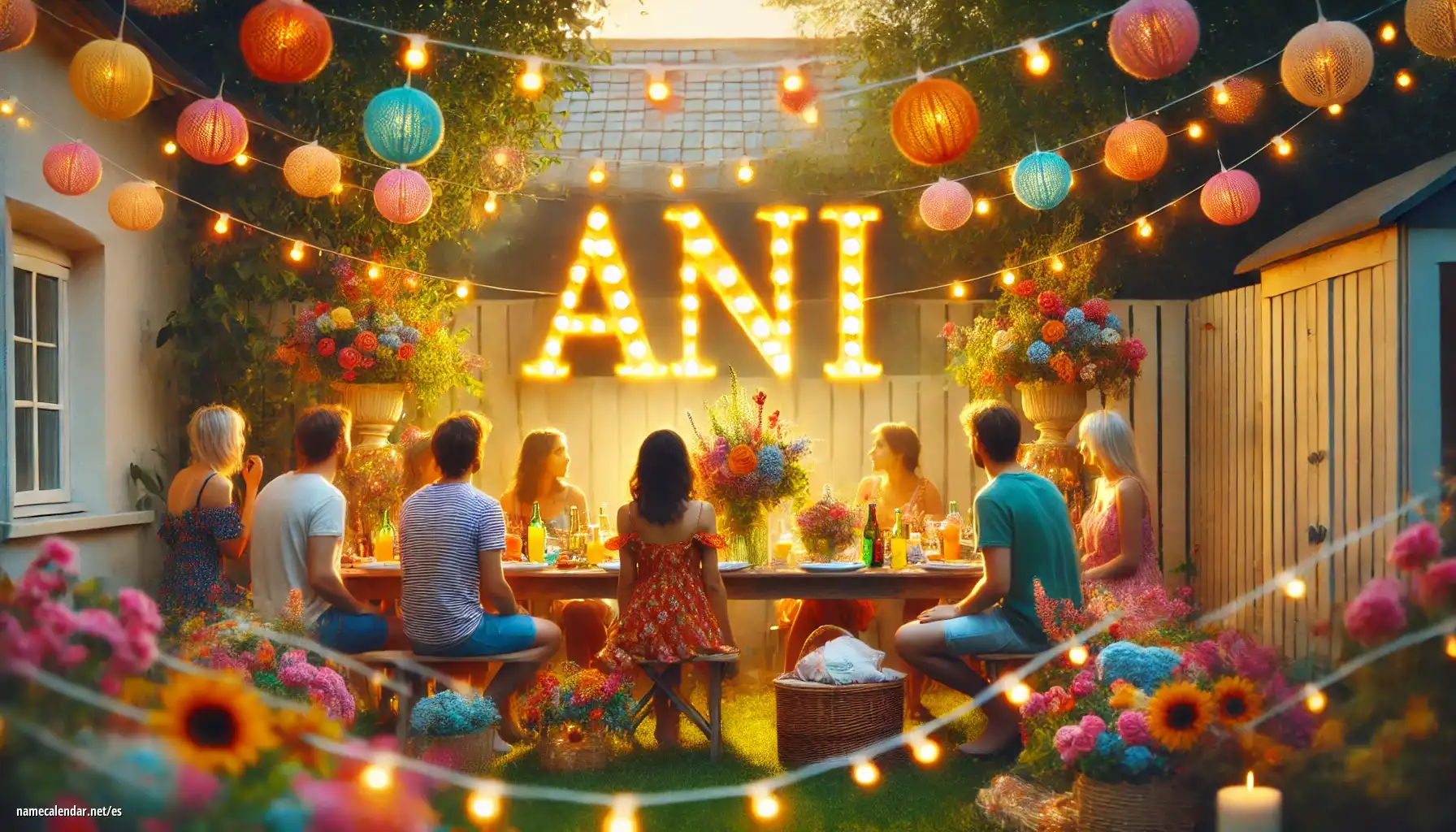 Celebración del onomástico y del nombre - Ani