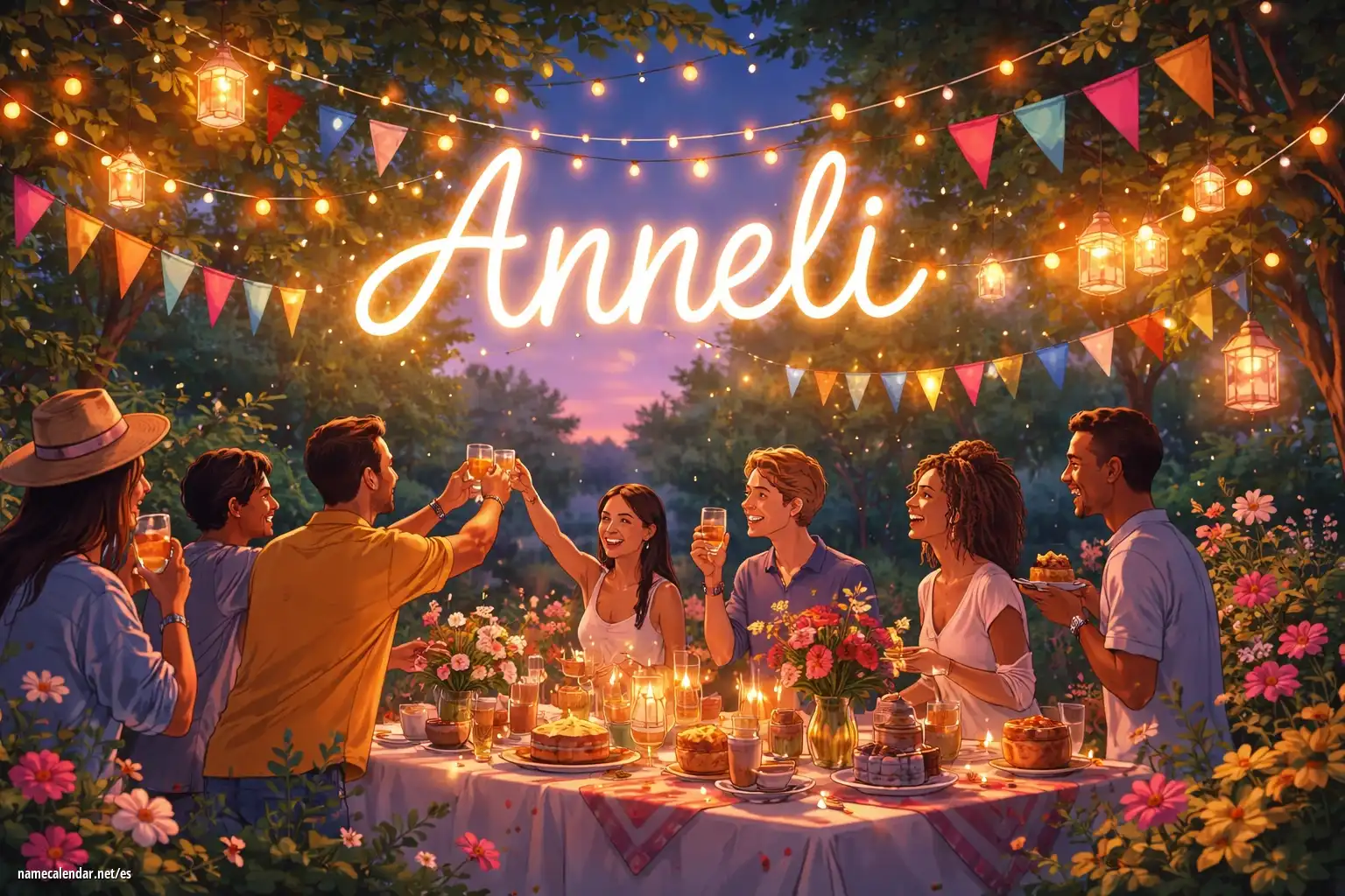 Celebración del onomástico y del nombre - Anneli