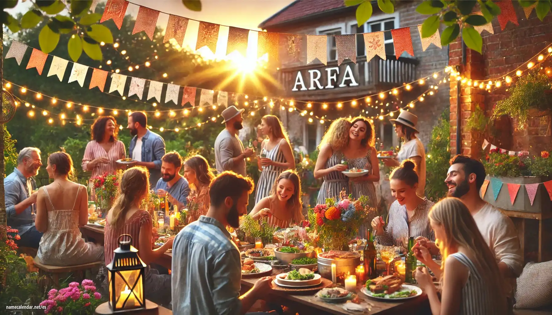 Celebración del onomástico y del nombre - Arfa