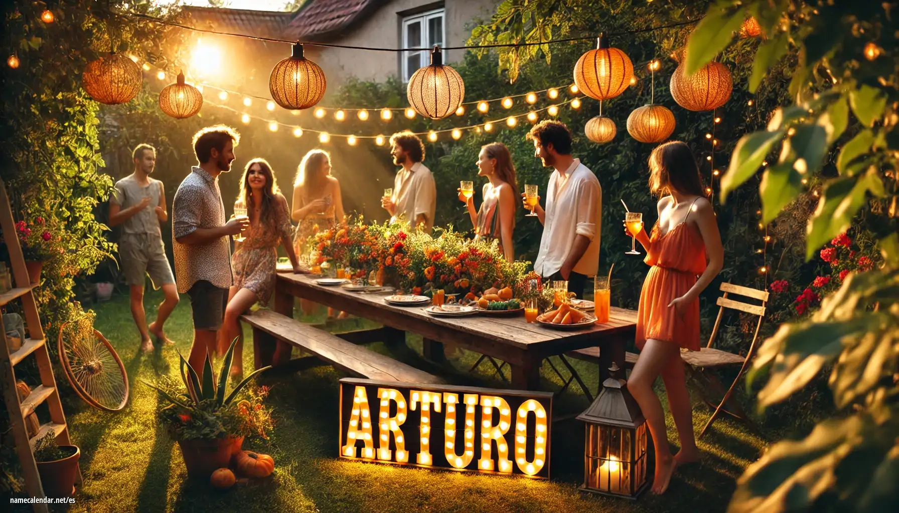 Celebración del onomástico y del nombre - Arturo