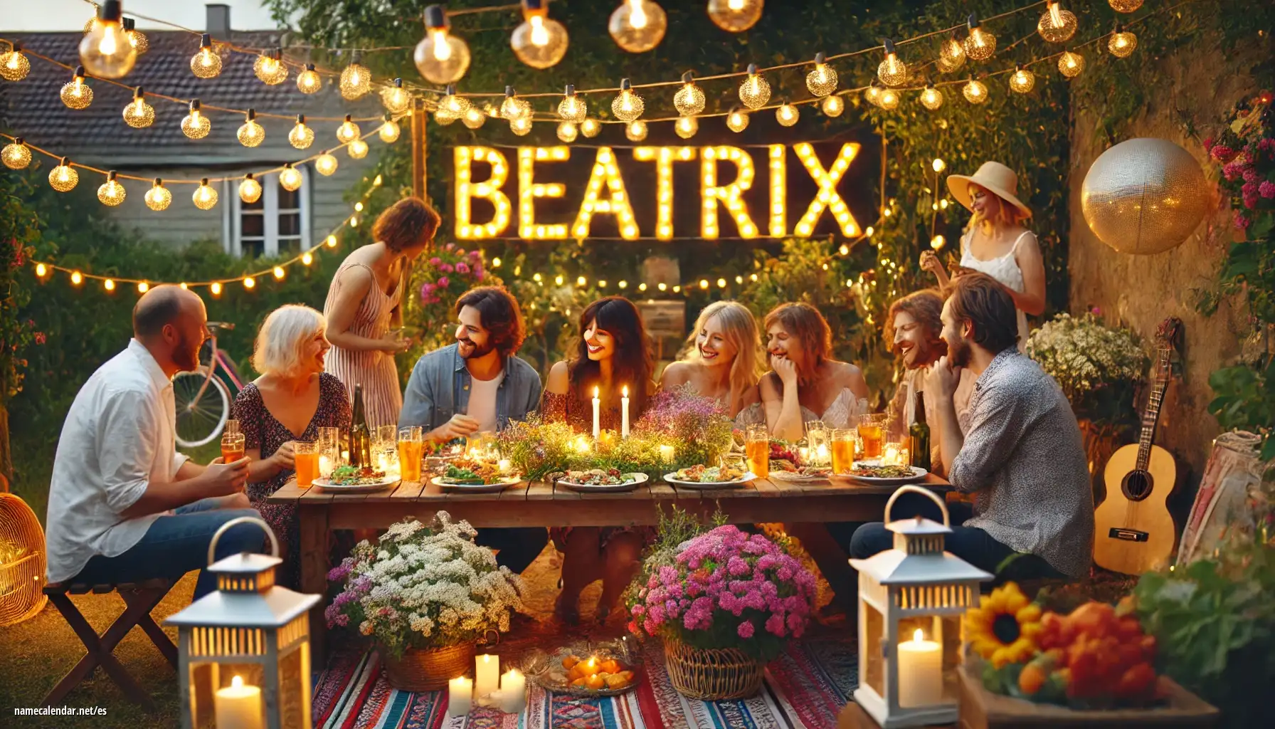 Celebración del onomástico y del nombre - Beatrix