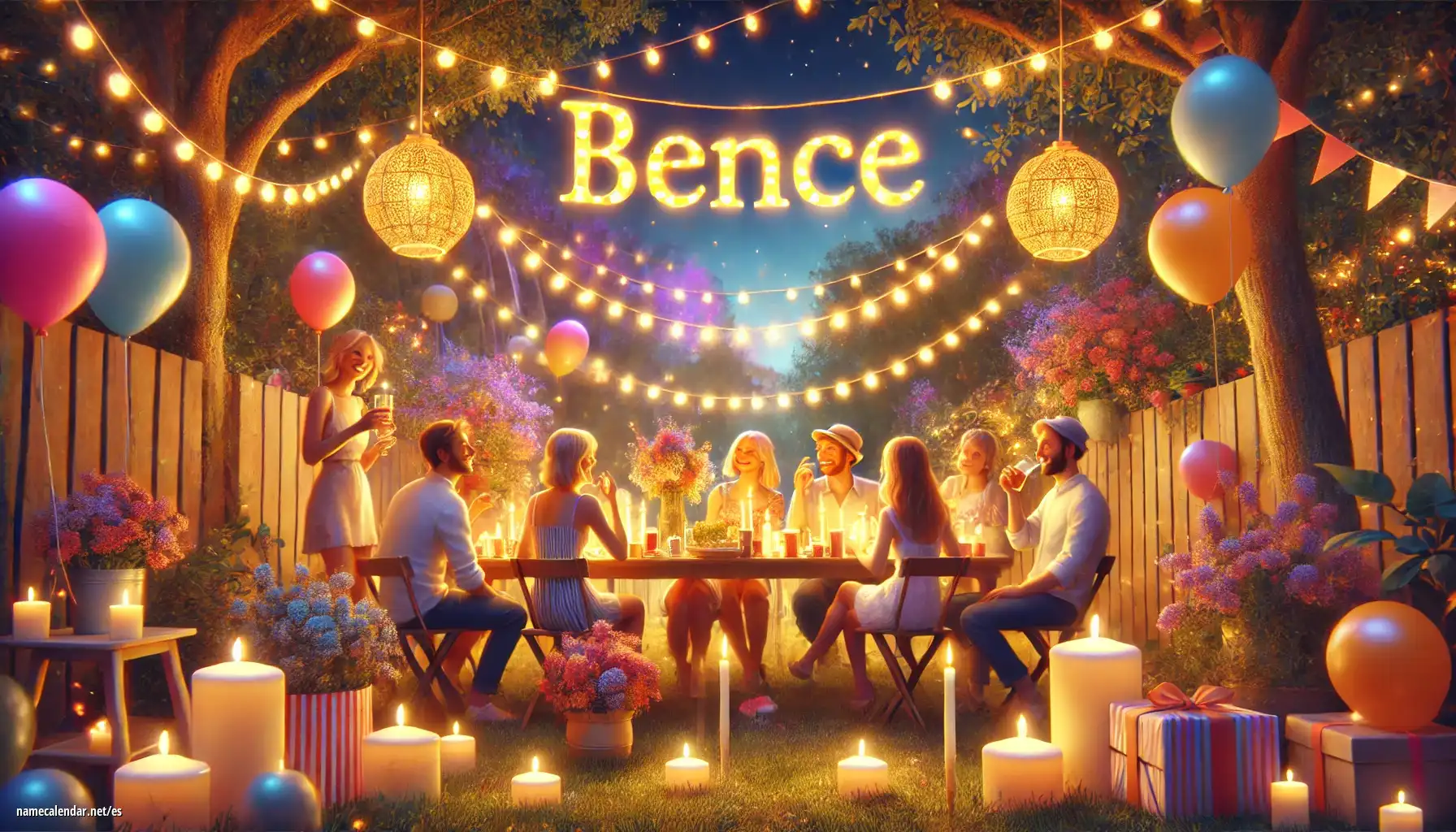 Celebración del onomástico y del nombre - Bence