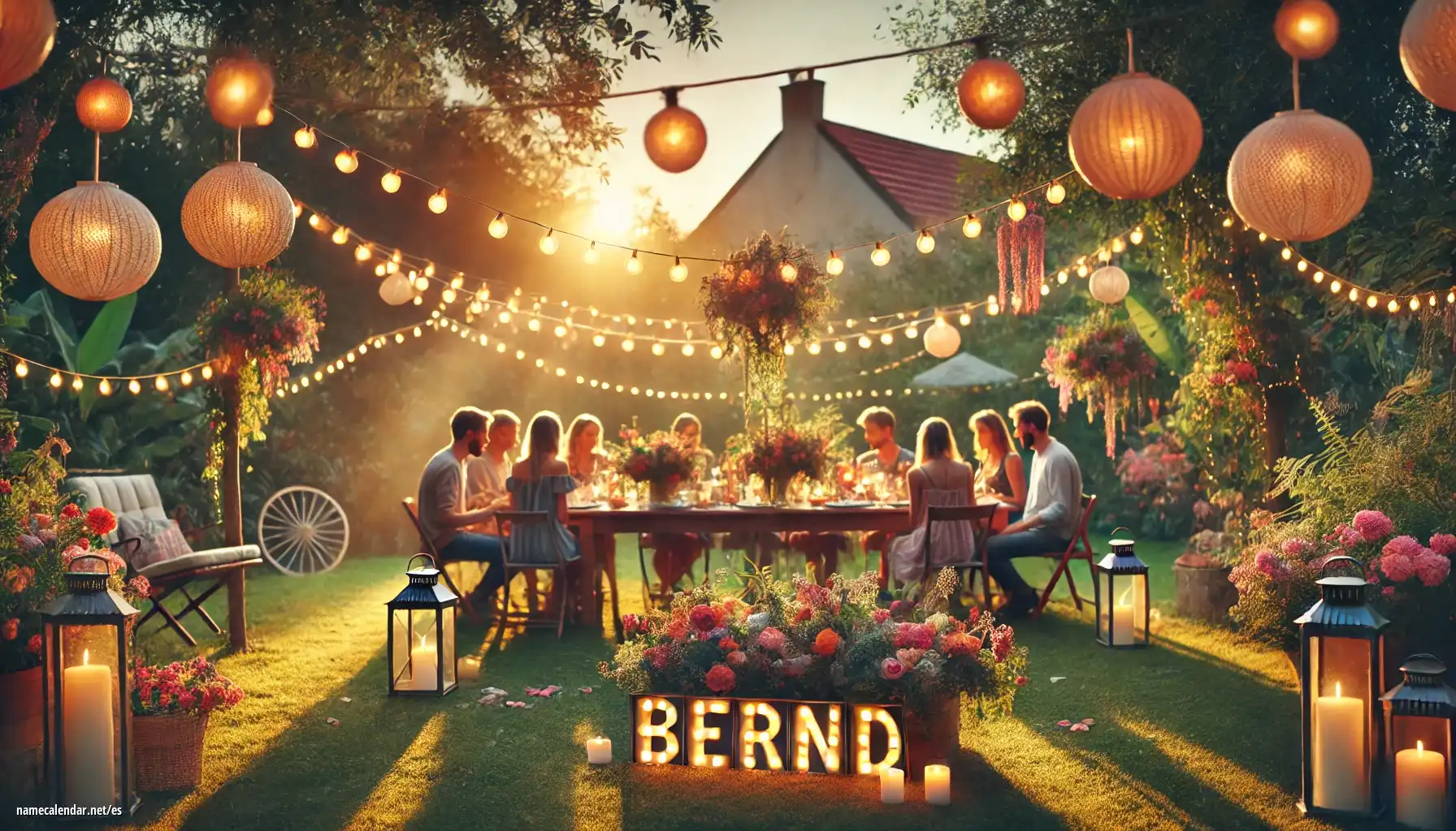 Celebración del onomástico y del nombre - Bernd