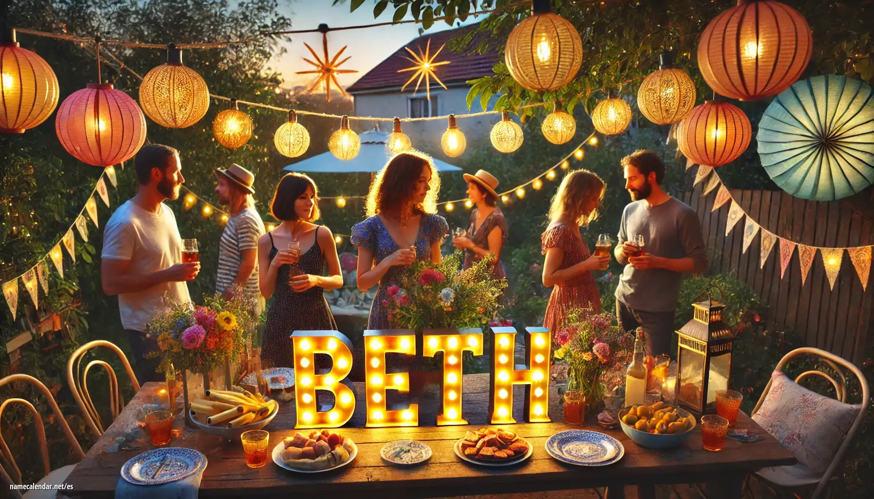 Celebración del onomástico y del nombre - Beth