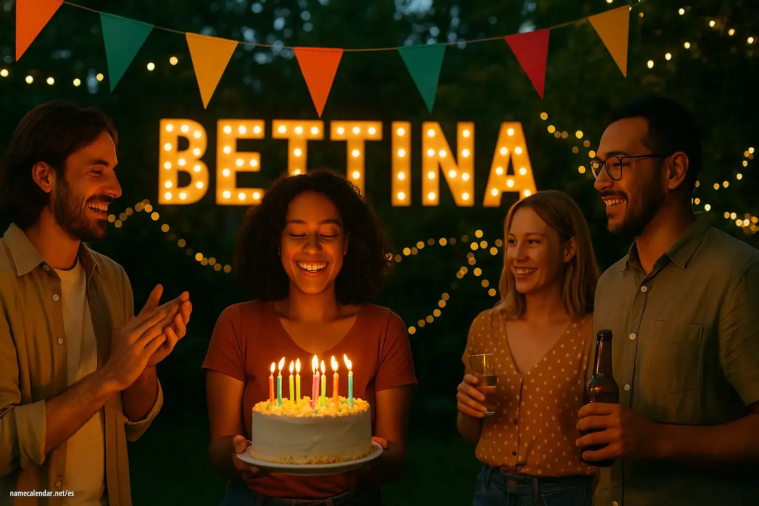 Celebración del onomástico y del nombre - Bettina