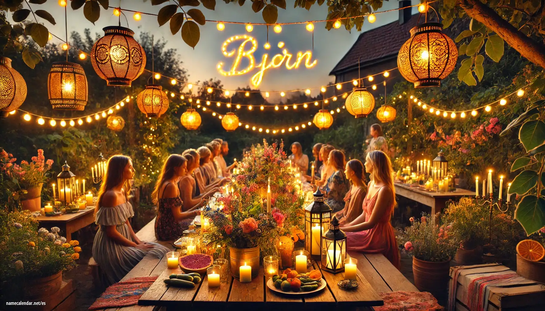 Celebración del onomástico y del nombre - Bjørn