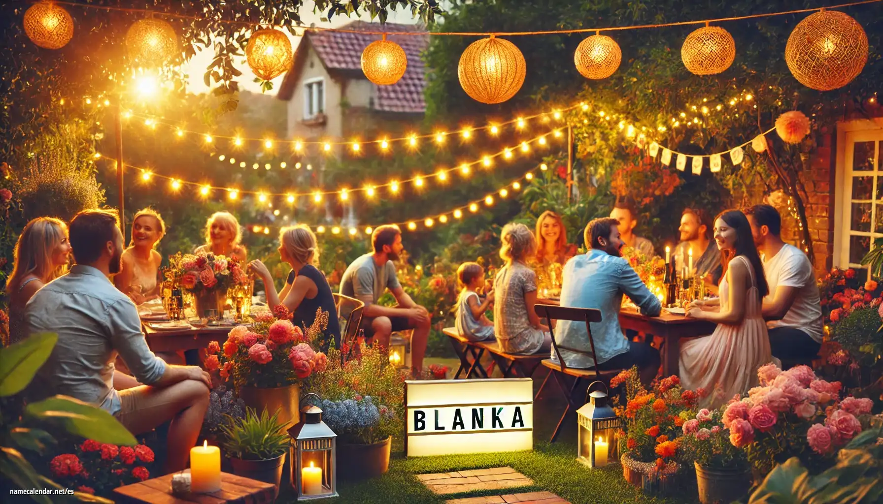 Celebración del onomástico y del nombre - Blanka