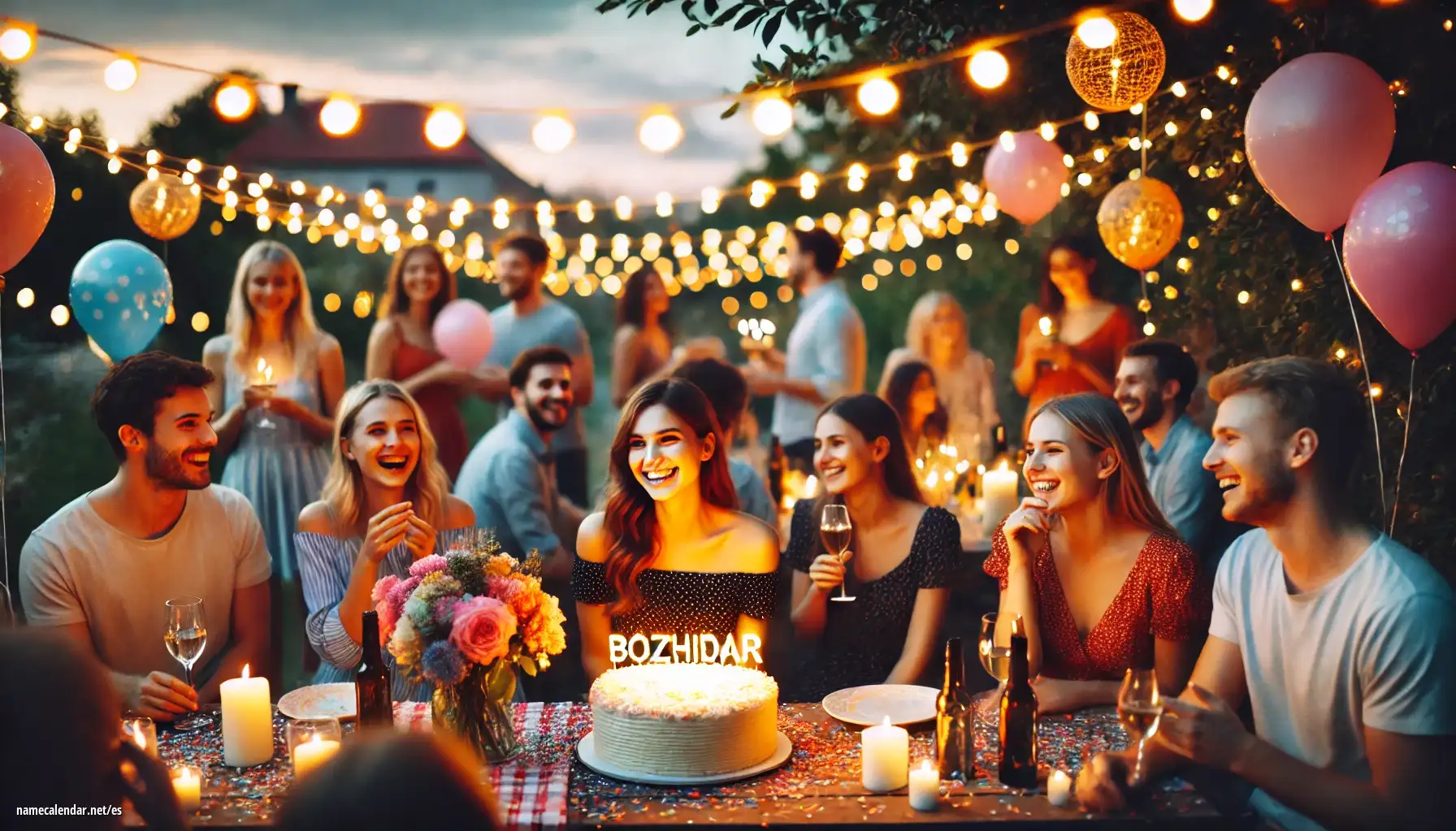 Celebración del onomástico y del nombre - Bozhidar