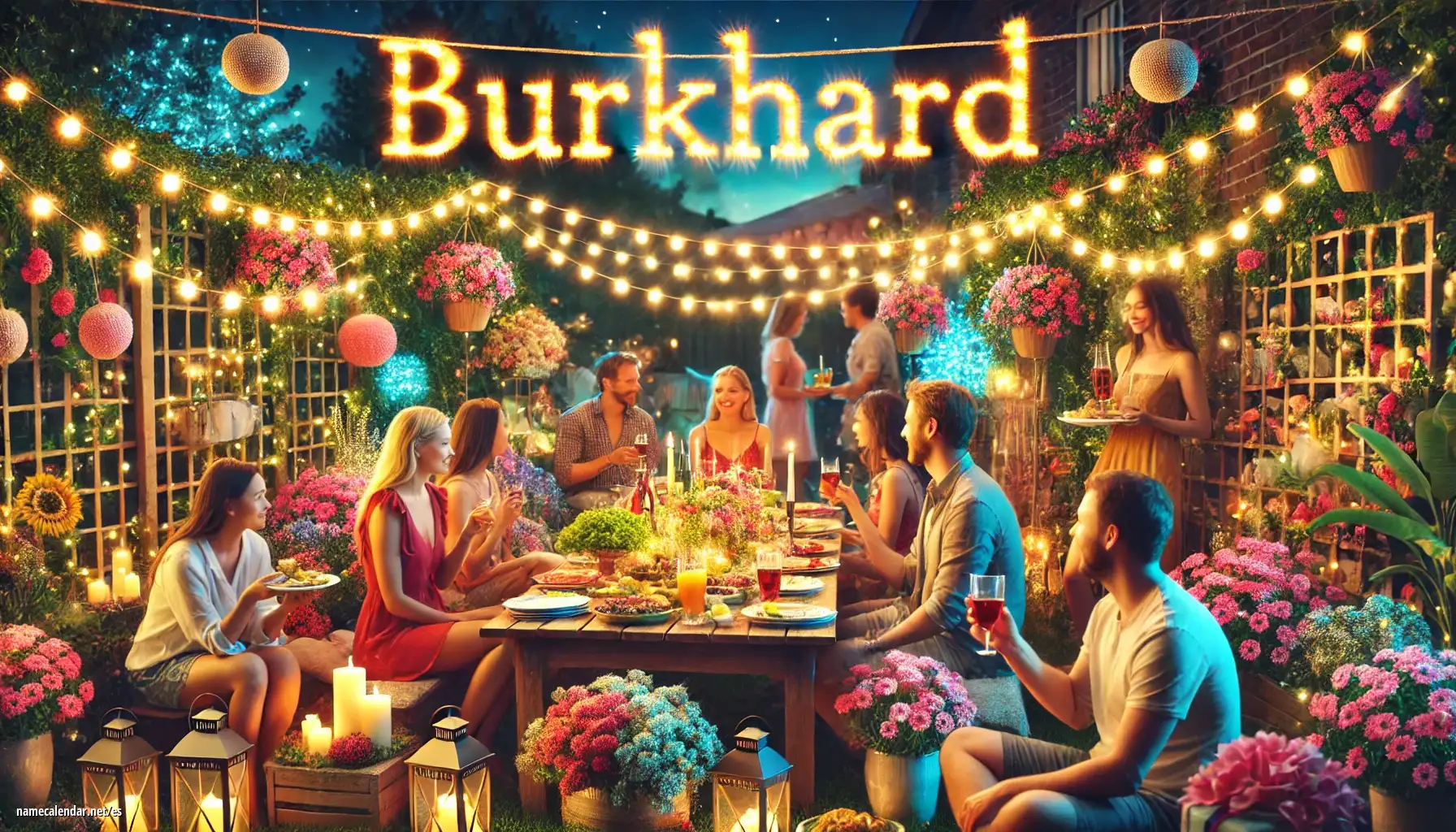 Celebración del onomástico y del nombre - Burkhard