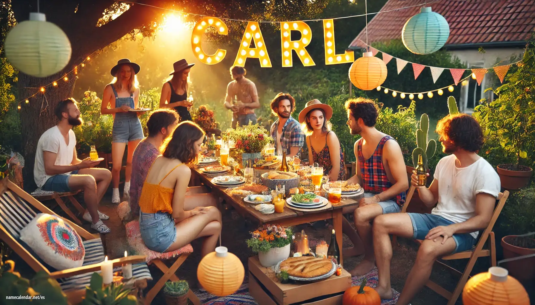 Celebración del onomástico y del nombre - Carl