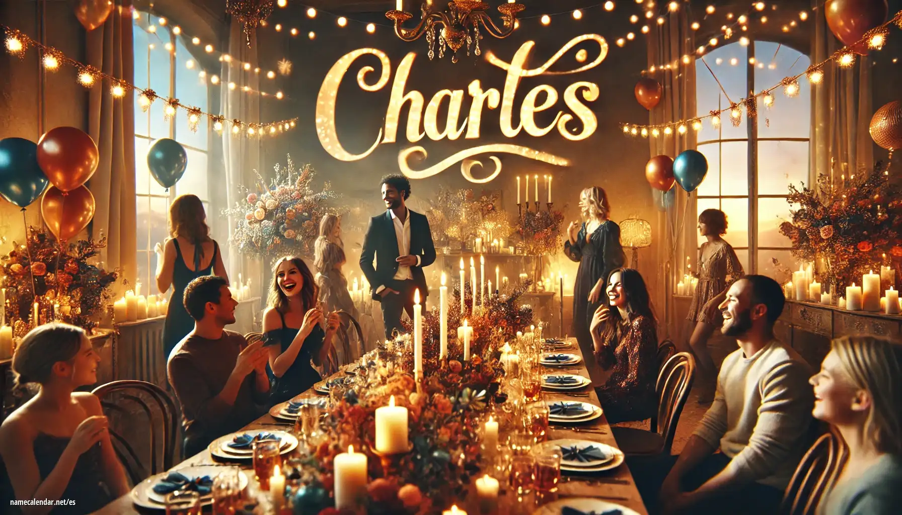 Celebración del onomástico y del nombre - Charles