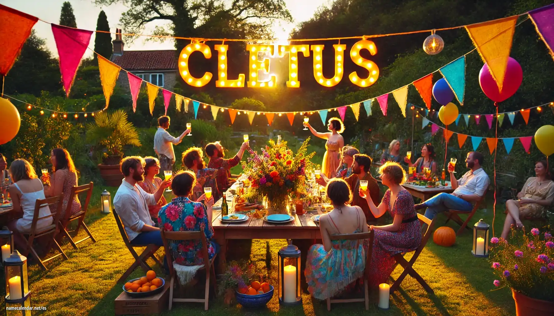 Celebración del onomástico y del nombre - Cletus