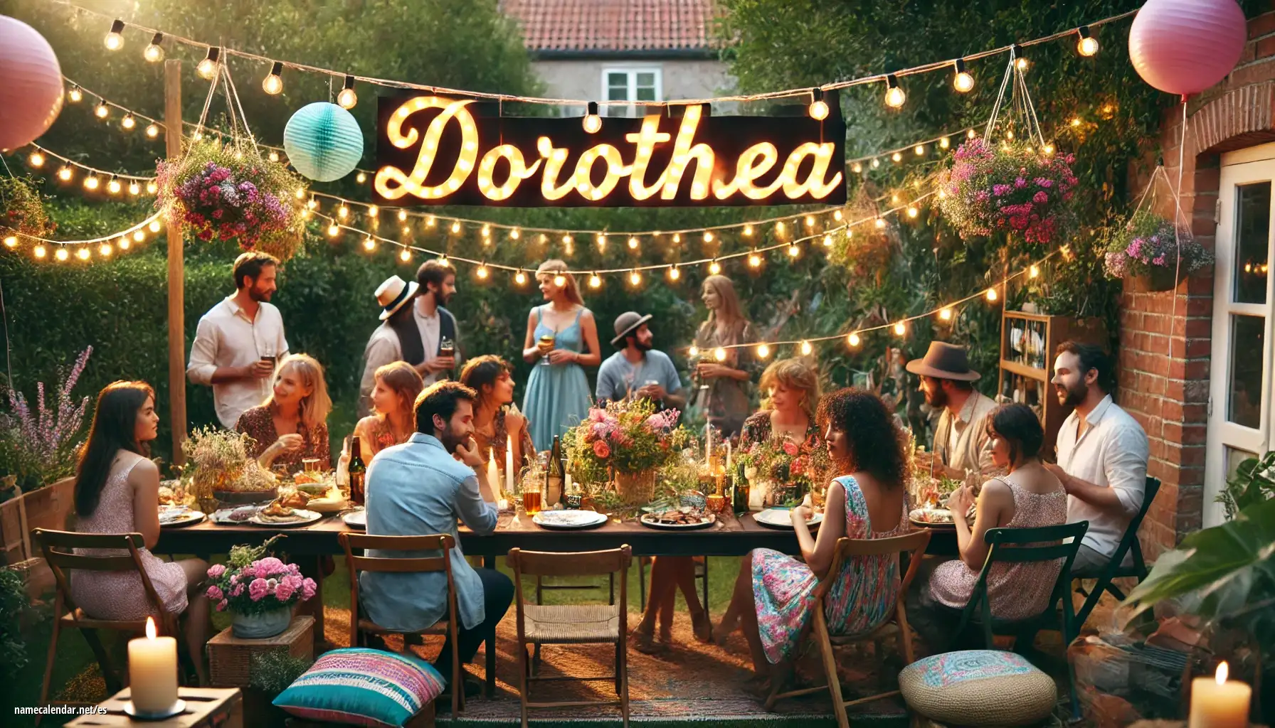 Celebración del onomástico y del nombre - Dorothea