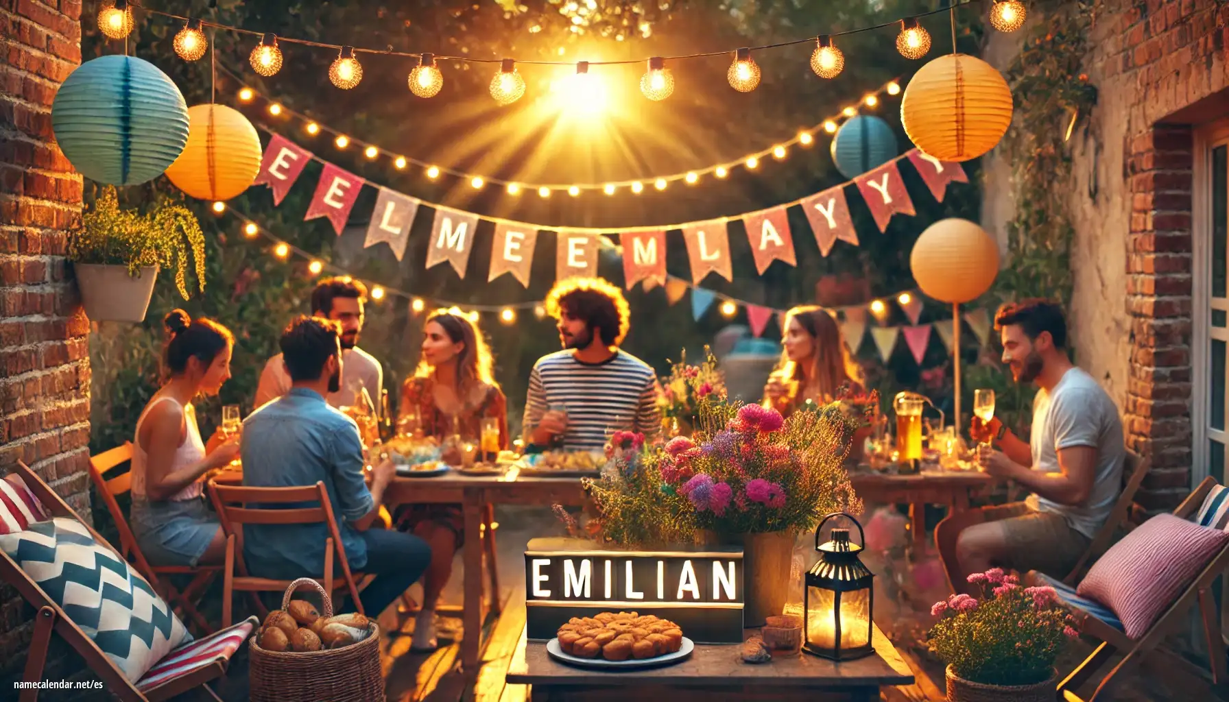 Celebración del onomástico y del nombre - Emilian