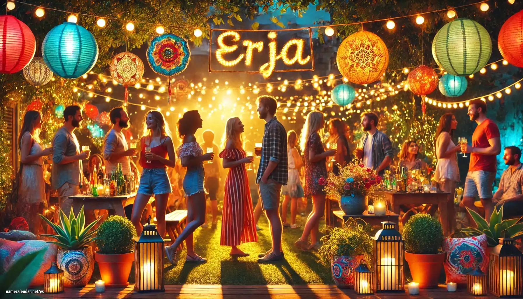 Celebración del onomástico y del nombre - Erja