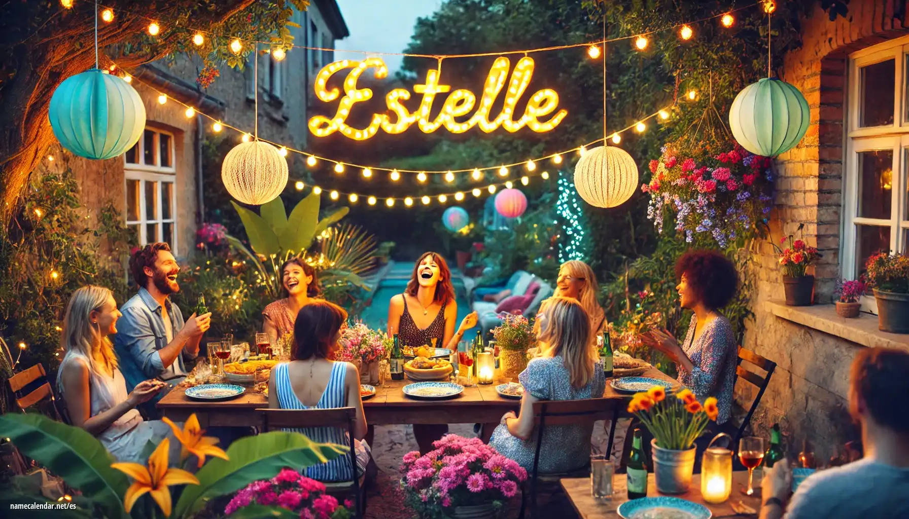 Celebración del onomástico y del nombre - Estelle