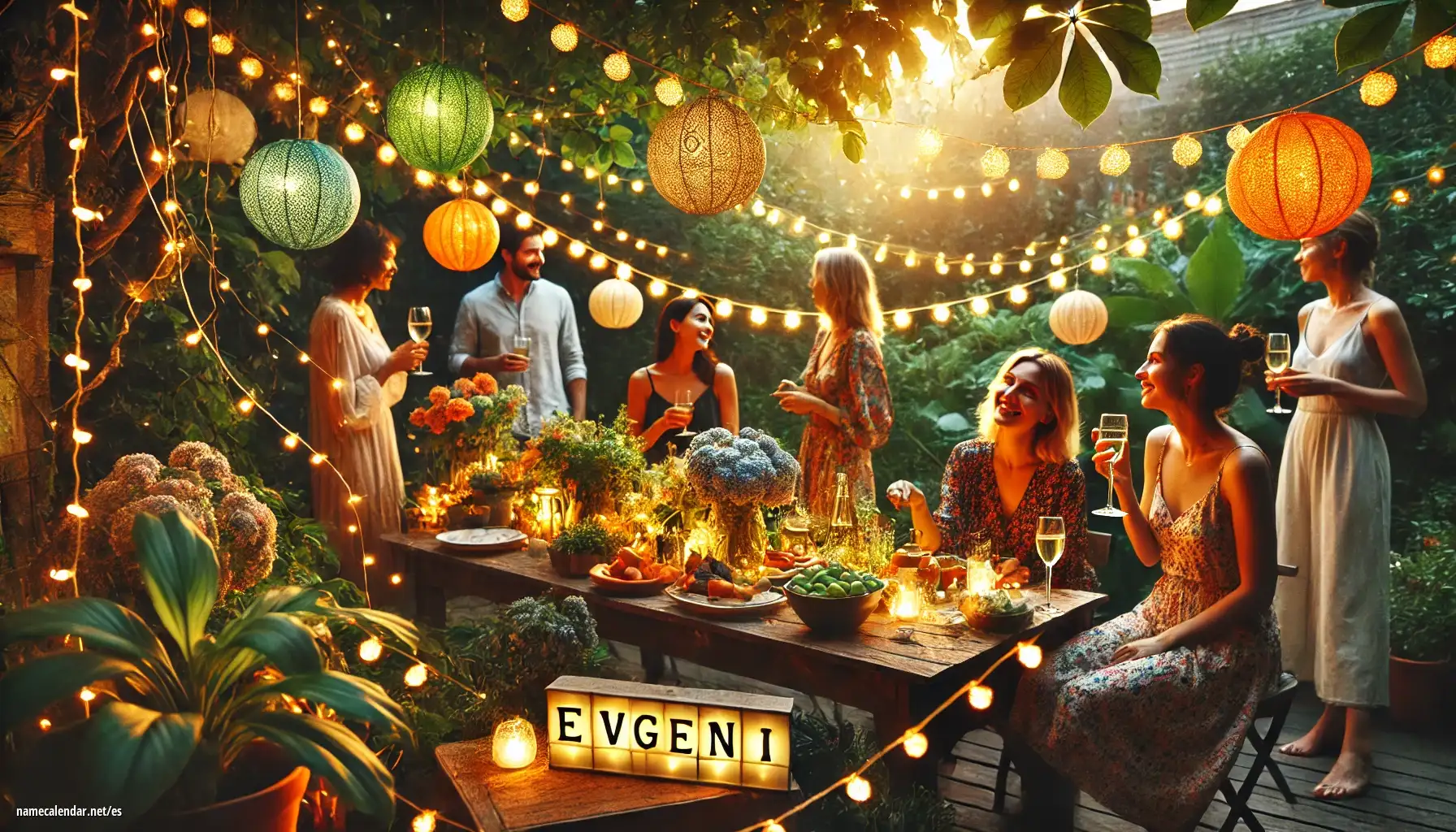 Celebración del onomástico y del nombre - Evgeni