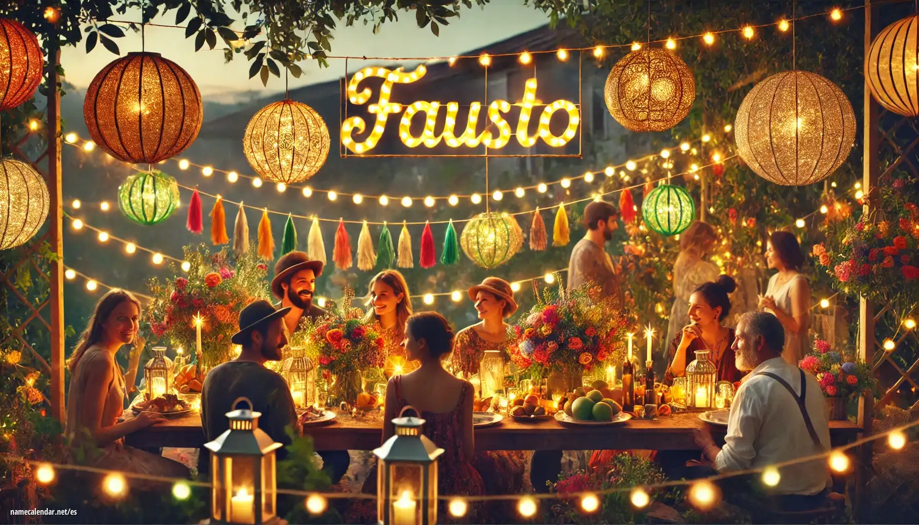 Celebración del onomástico y del nombre - Fausto