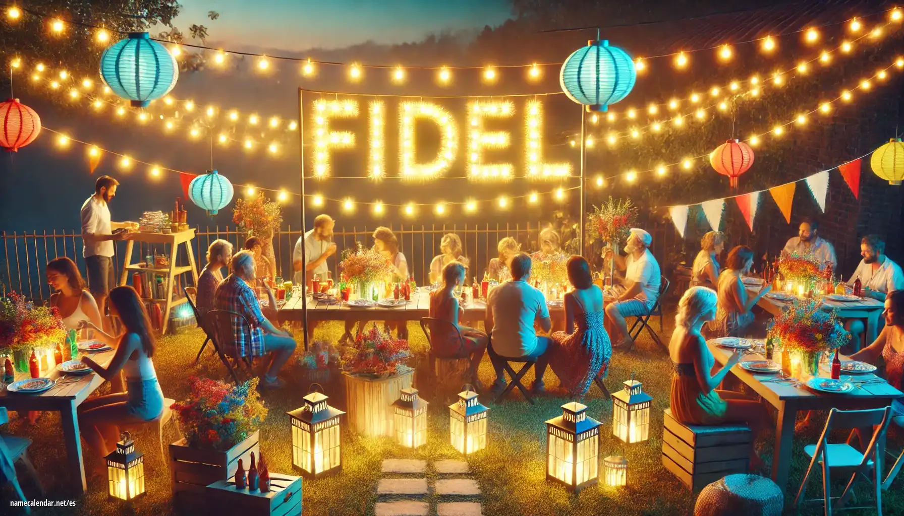 Celebración del onomástico y del nombre - Fidel